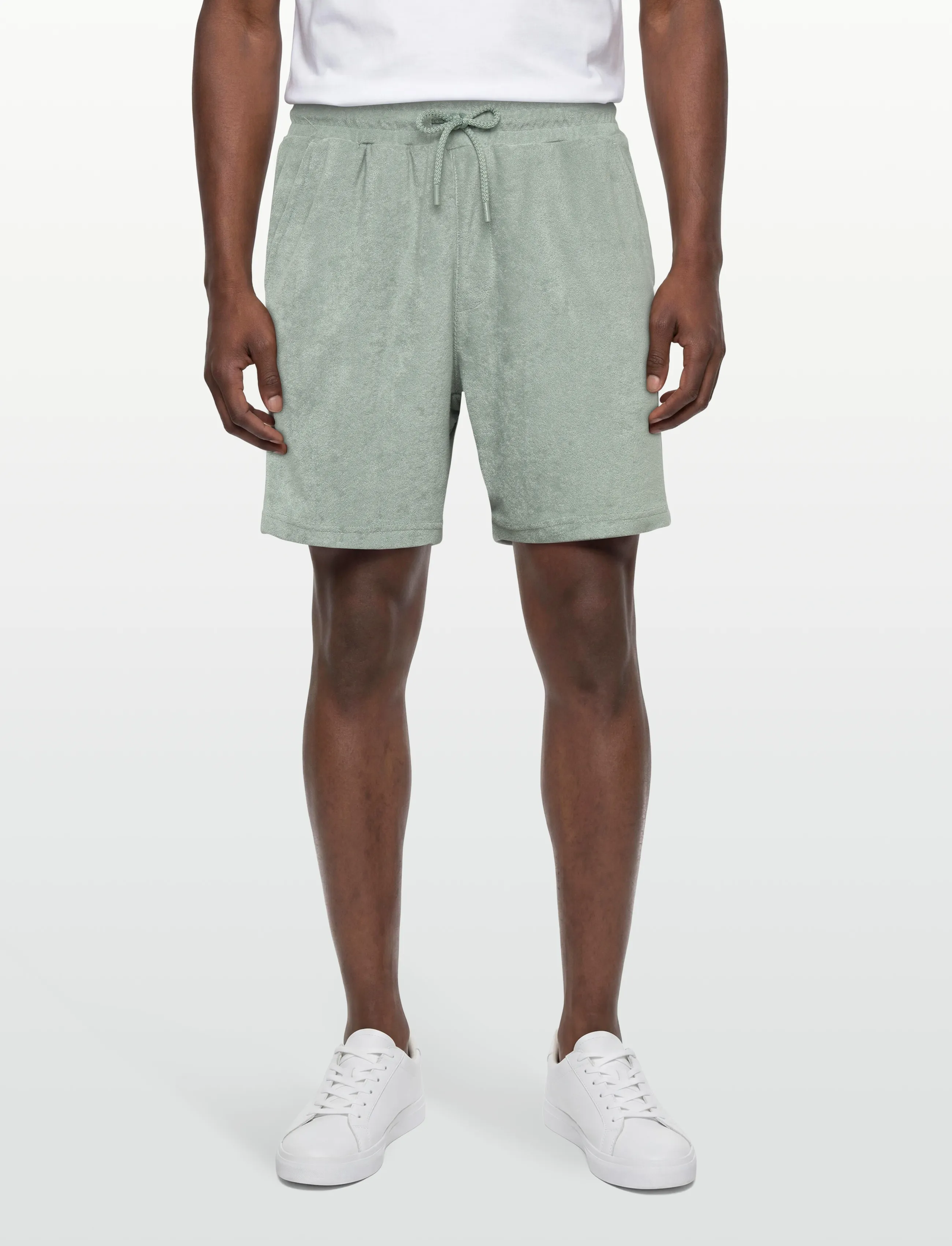 Björn Borg - BORG TOWELING POOL SHORTS - sweat shorts - slate gray - 3
