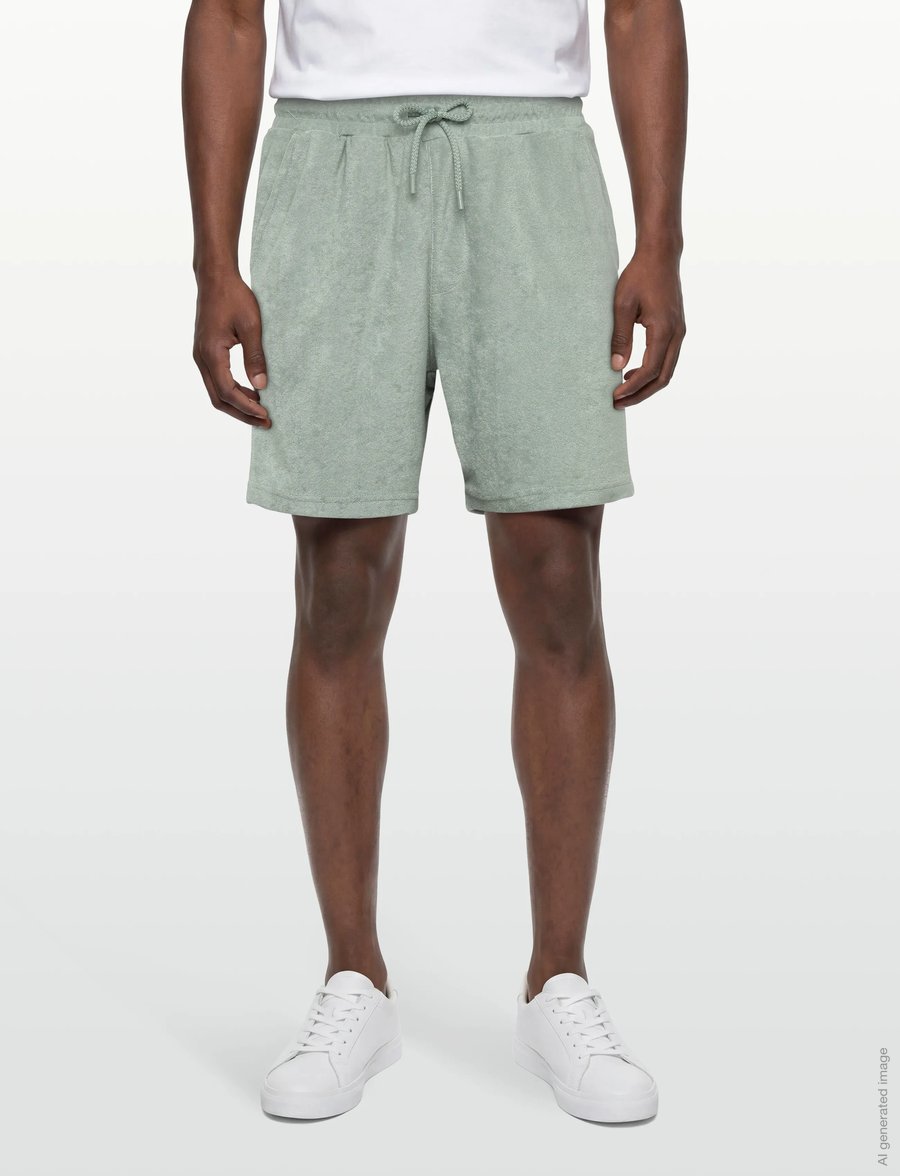 Björn Borg - BORG TOWELING POOL SHORTS - lühikesed dressipüksid - slate gray - 3