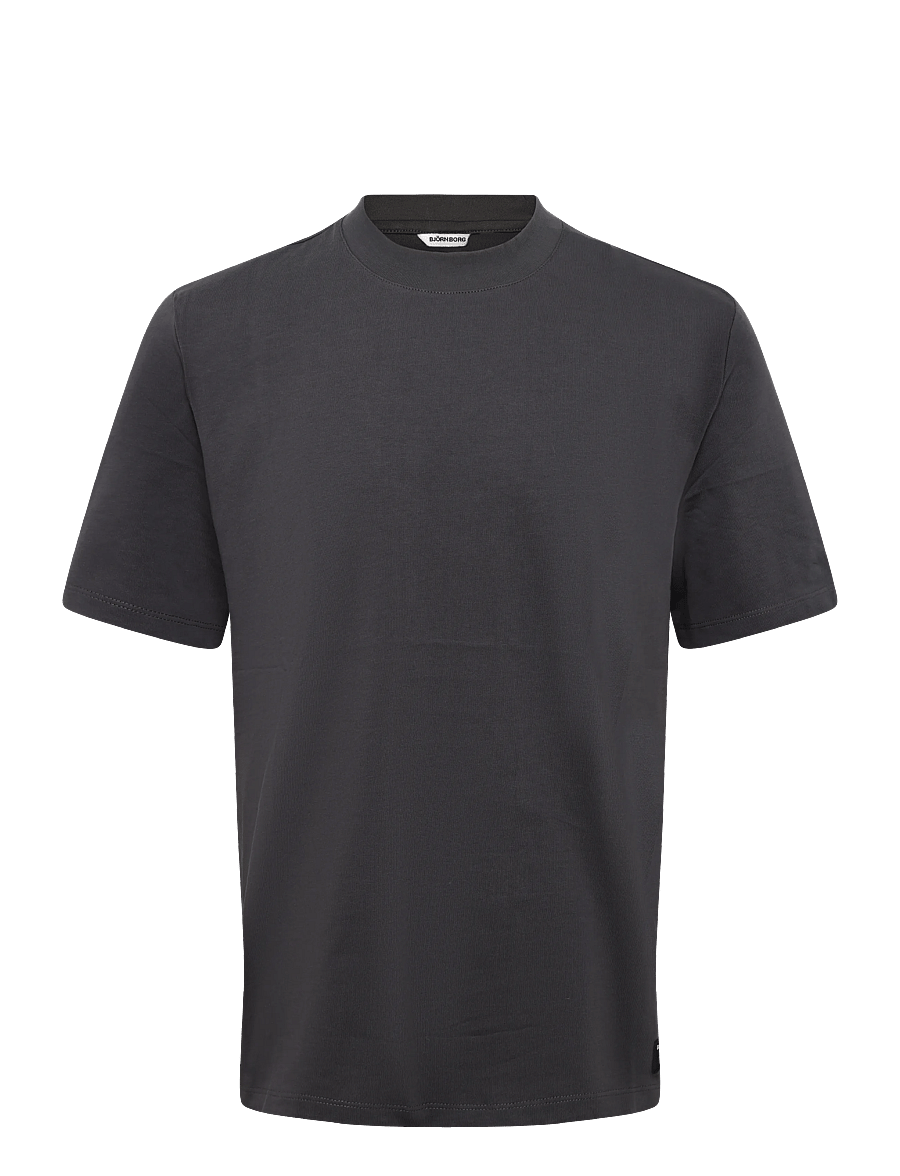 Björn Borg - CENTRE HIGH NECK T-SHIRT - t-shirts - asphalt - 0