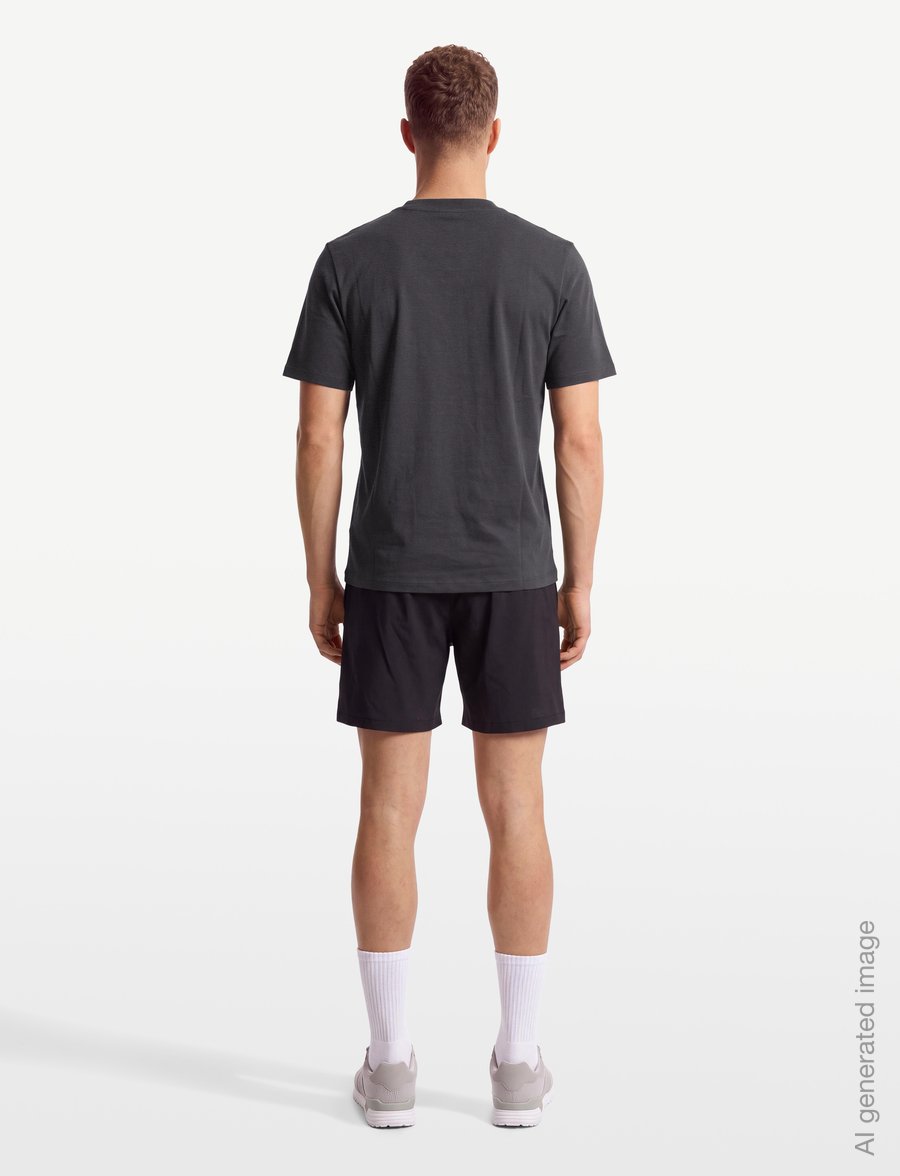 Björn Borg - CENTRE HIGH NECK T-SHIRT - oberteile & t-shirts - asphalt - 4