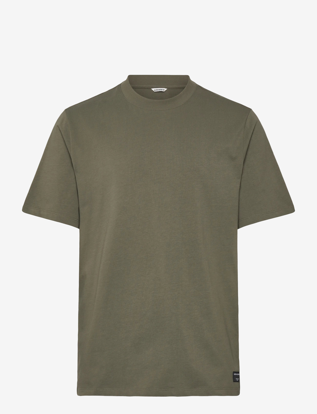 Björn Borg - CENTRE HIGH NECK T-SHIRT - t-shirts - dusty olive - 0