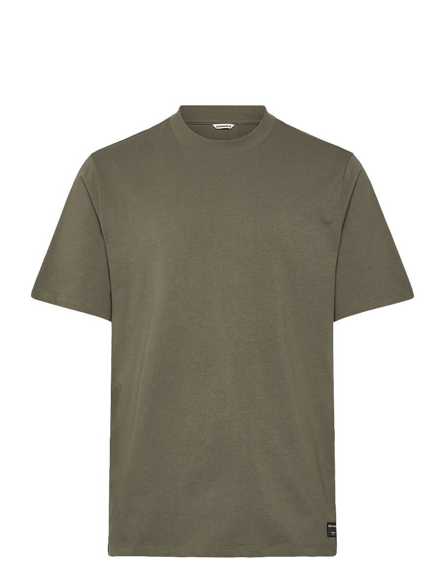 Björn Borg - CENTRE HIGH NECK T-SHIRT - t-shirts - dusty olive - 0