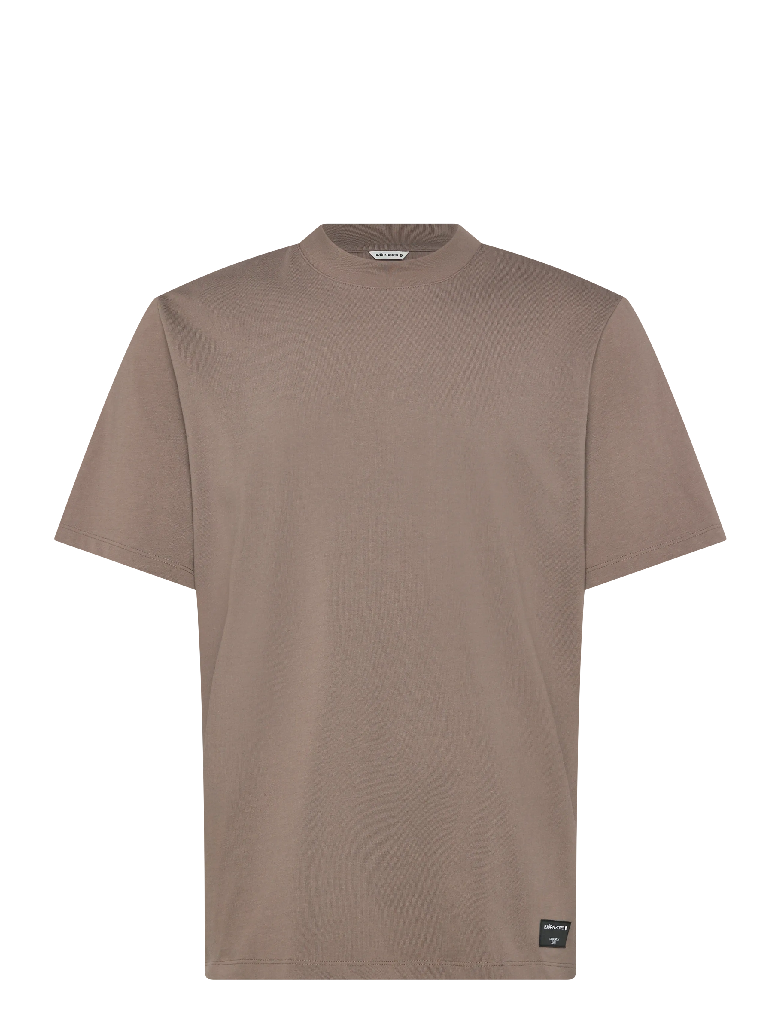 Björn Borg CENTRE HIGH NECK T-SHIRT - T-shirty - FALCON / brown