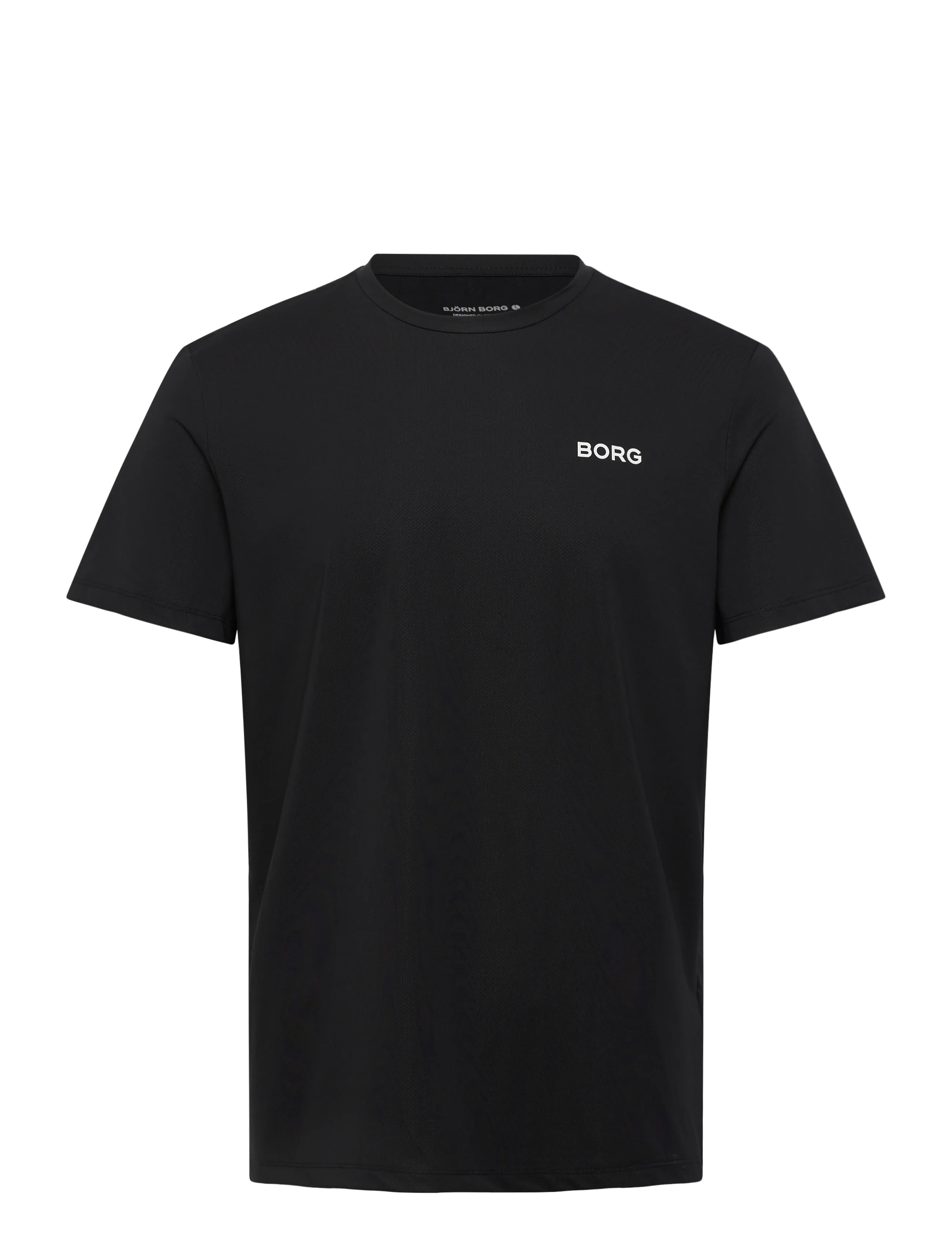 Björn Borg BORG ESSENTIAL ACTIVE TRAINING T-SHIRT - Tøj - BLACK BEAUTY / black