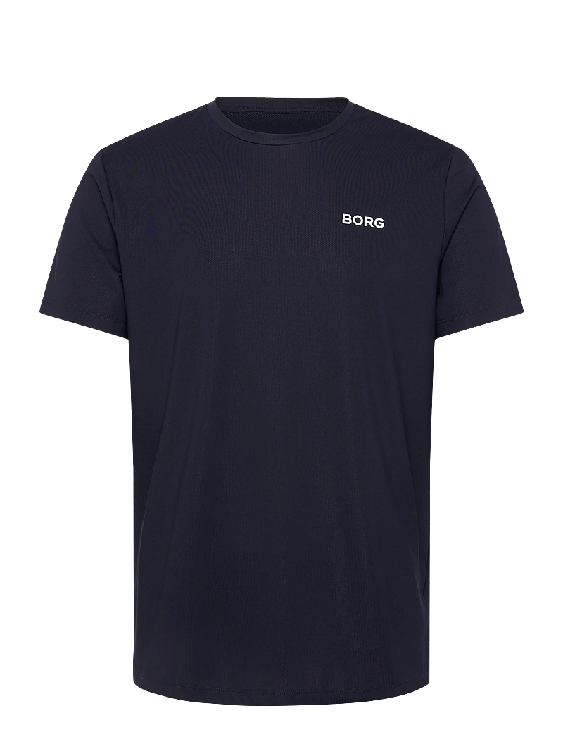 Björn Borg - BORG ESSENTIAL ACTIVE TRAINING T-SHIRT - oberteile & t-shirts - night sky - 0