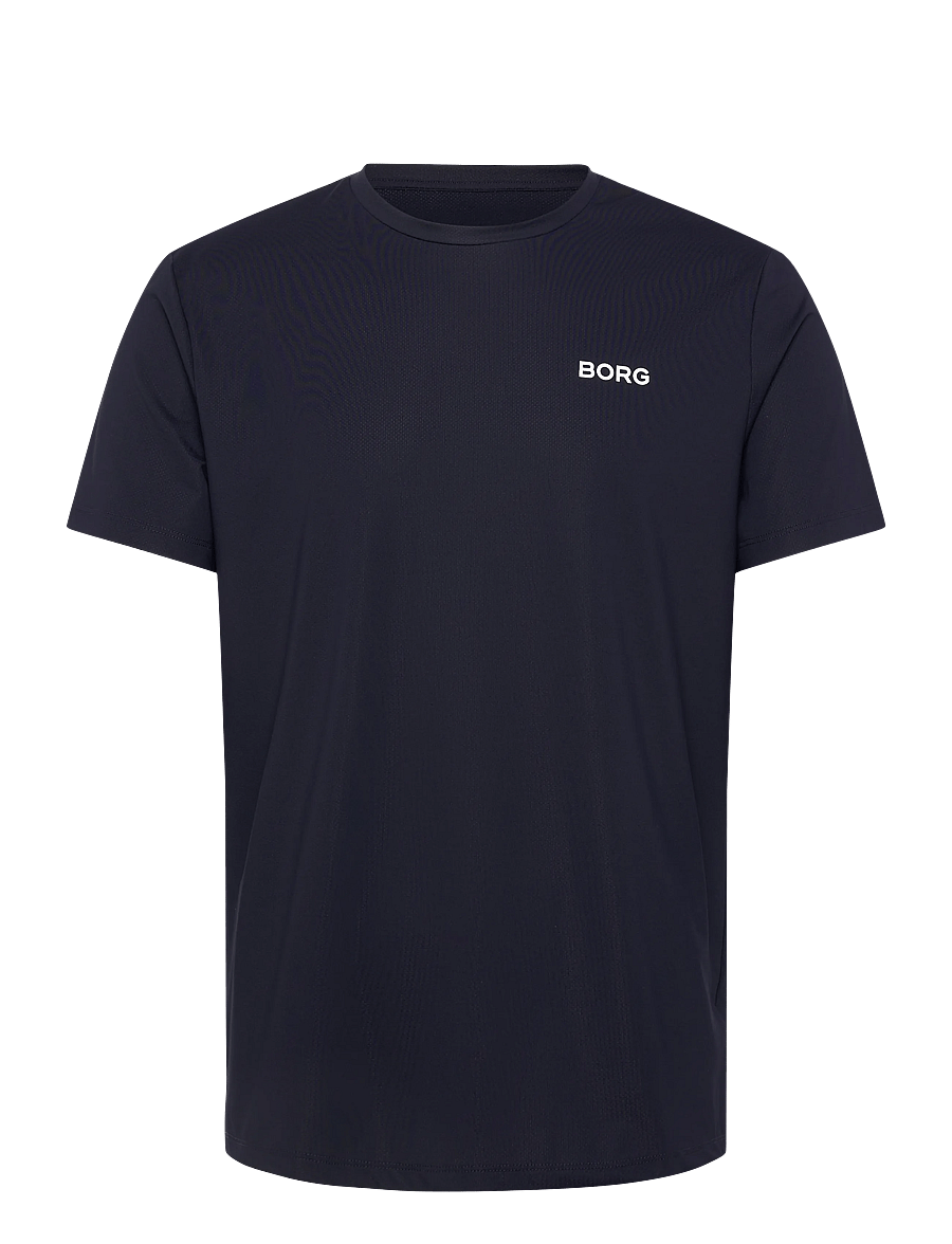 Björn Borg - BORG ESSENTIAL ACTIVE TRAINING T-SHIRT - oberteile & t-shirts - night sky - 0
