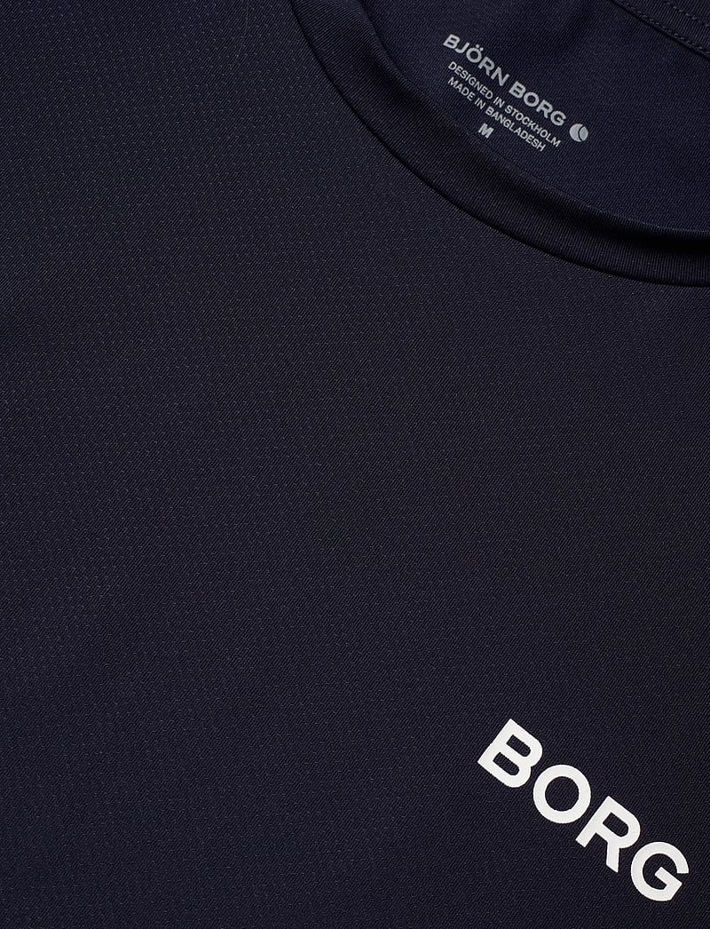Björn Borg - BORG ESSENTIAL ACTIVE TRAINING T-SHIRT - oberteile & t-shirts - night sky - 2