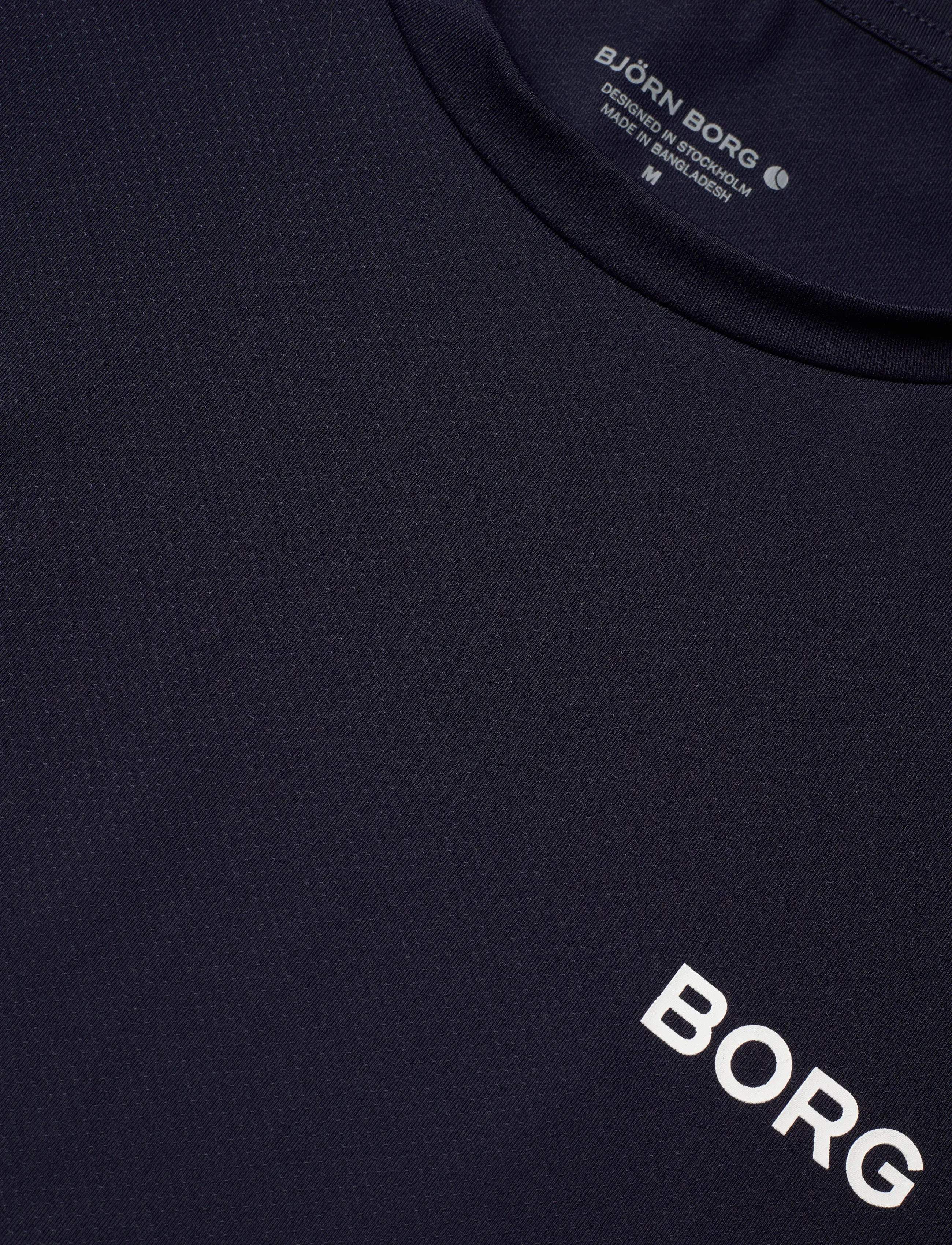 Björn Borg - BORG ESSENTIAL ACTIVE TRAINING T-SHIRT - tops & t-shirts - night sky - 2