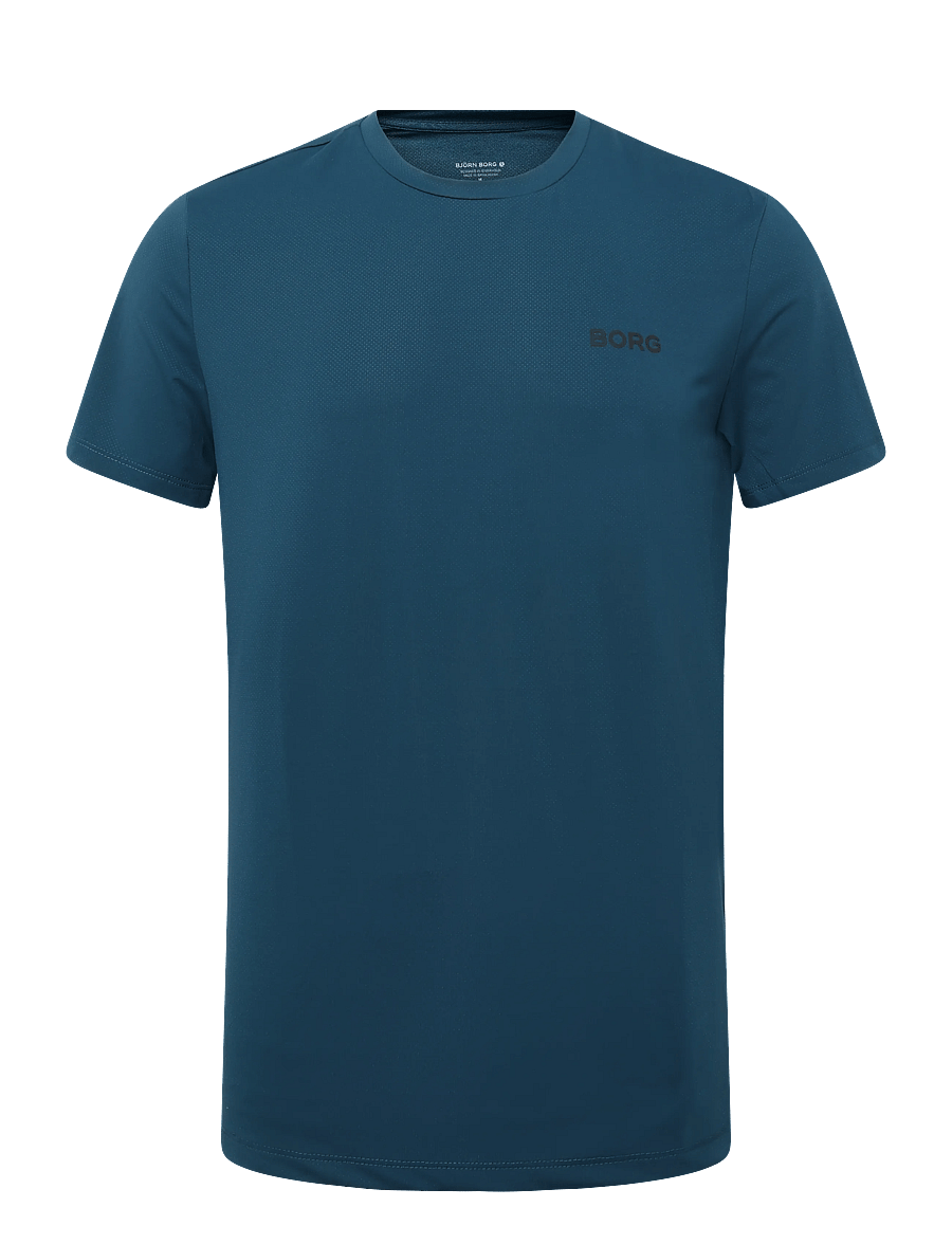 Björn Borg - BORG ESSENTIAL ACTIVE TRAINING T-SHIRT - alussärgid ja t-särgid - reflecting pond - 0