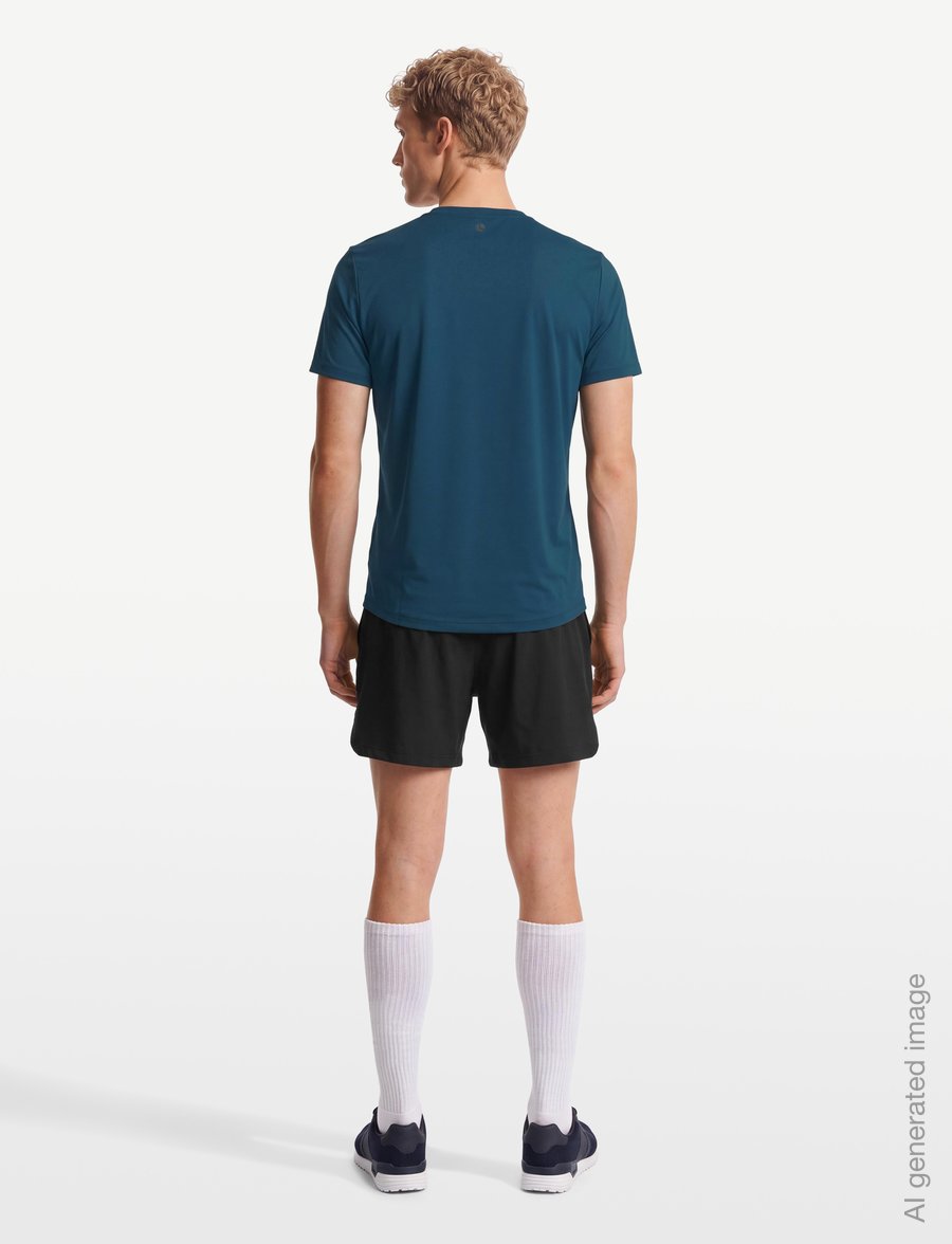Björn Borg - BORG ESSENTIAL ACTIVE TRAINING T-SHIRT - augšdaļas un t-krekli - reflecting pond - 4
