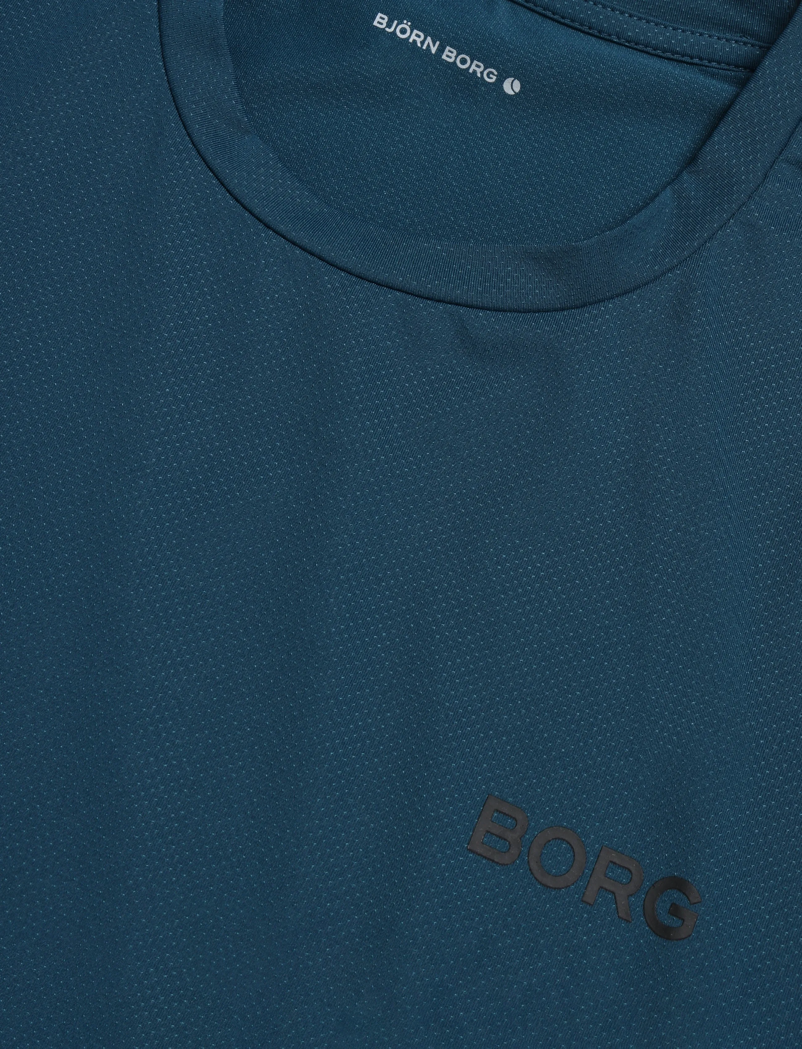 Björn Borg - BORG ESSENTIAL ACTIVE TRAINING T-SHIRT - alussärgid ja t-särgid - reflecting pond - 2