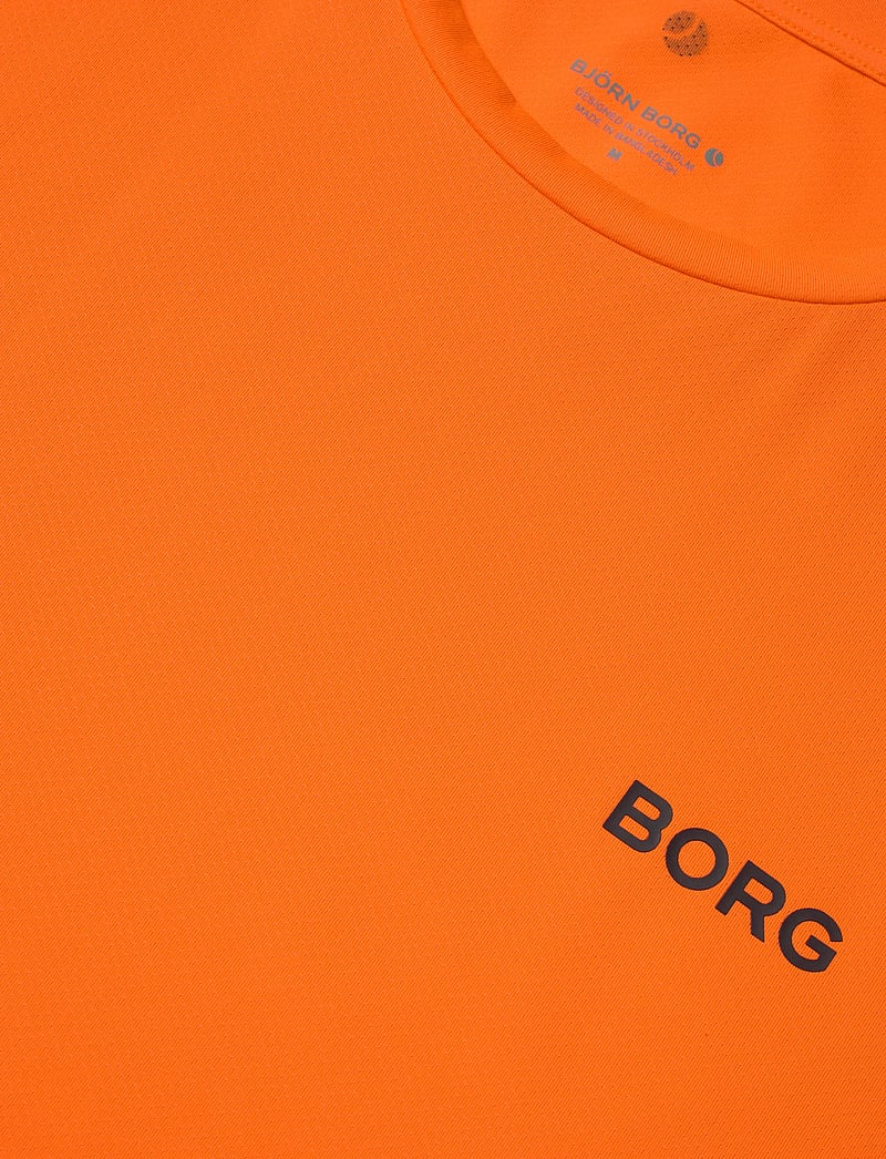 Björn Borg - BORG ESSENTIAL ACTIVE TRAINING T-SHIRT - oberteile & t-shirts - shocking orange - 2