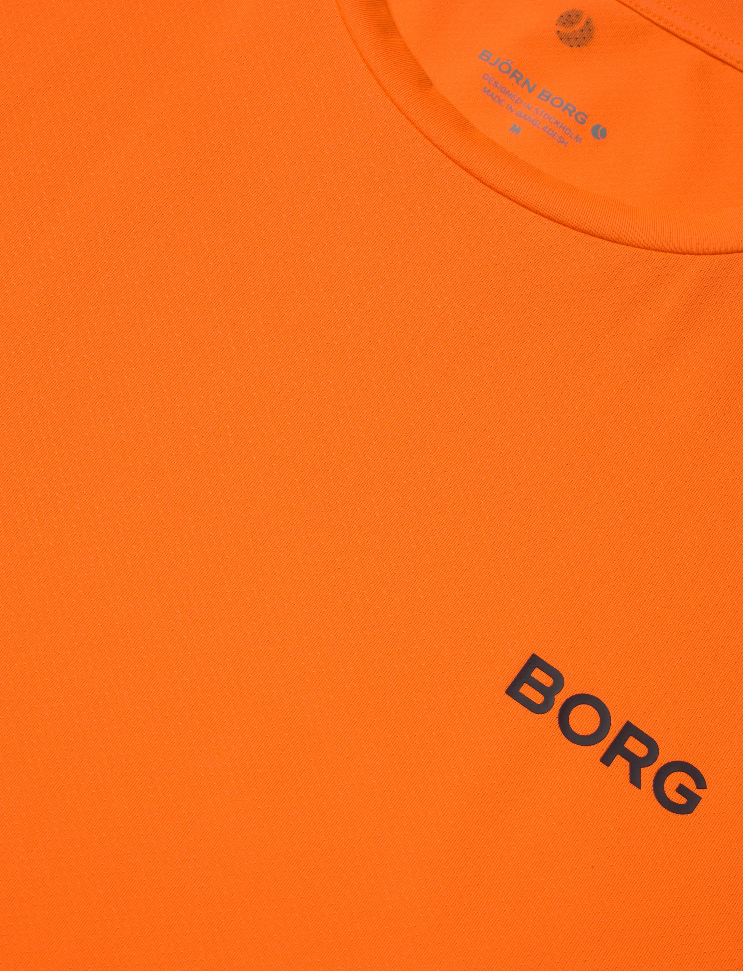 Björn Borg - BORG ESSENTIAL ACTIVE TRAINING T-SHIRT - madalaimad hinnad - shocking orange - 2