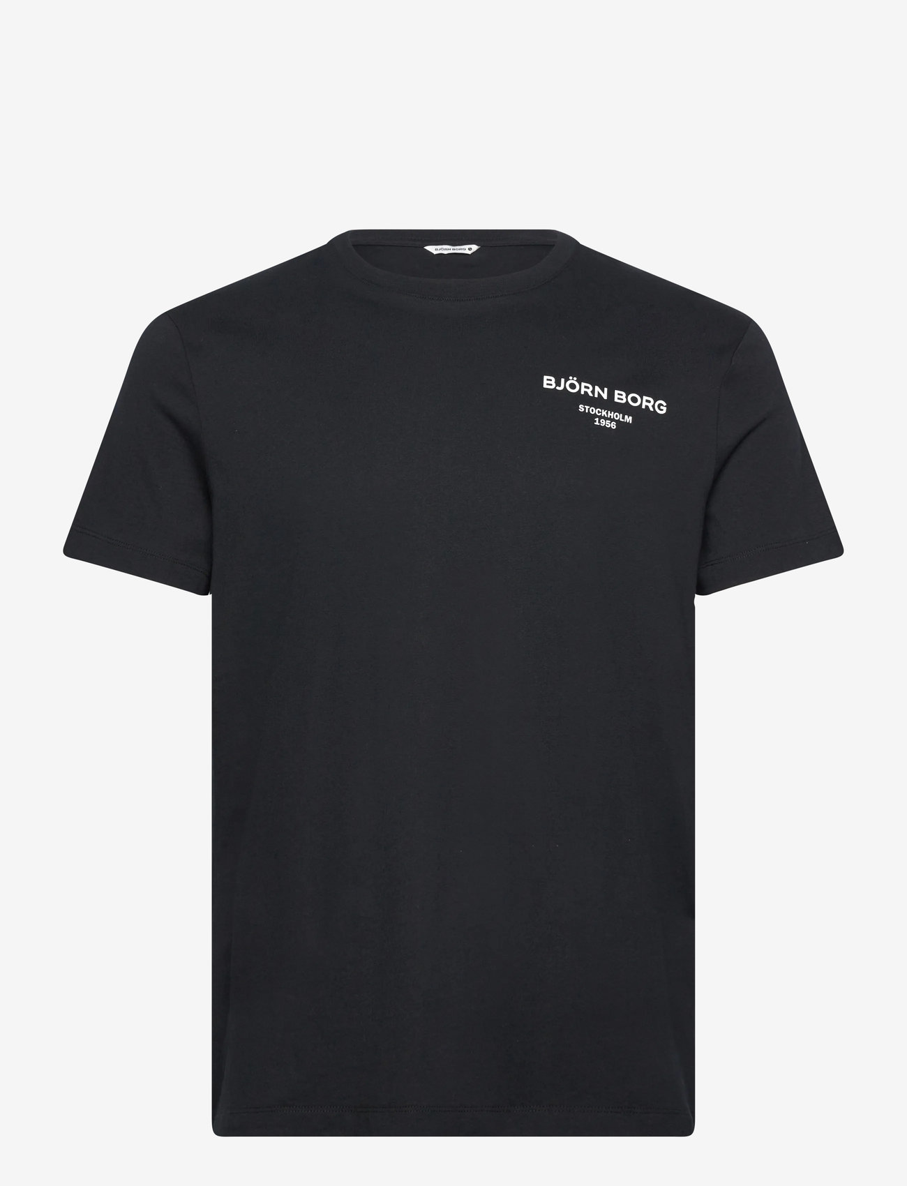 Björn Borg - BORG ESSENTIAL 1 T-SHIRT - t-shirts - black beauty - 0