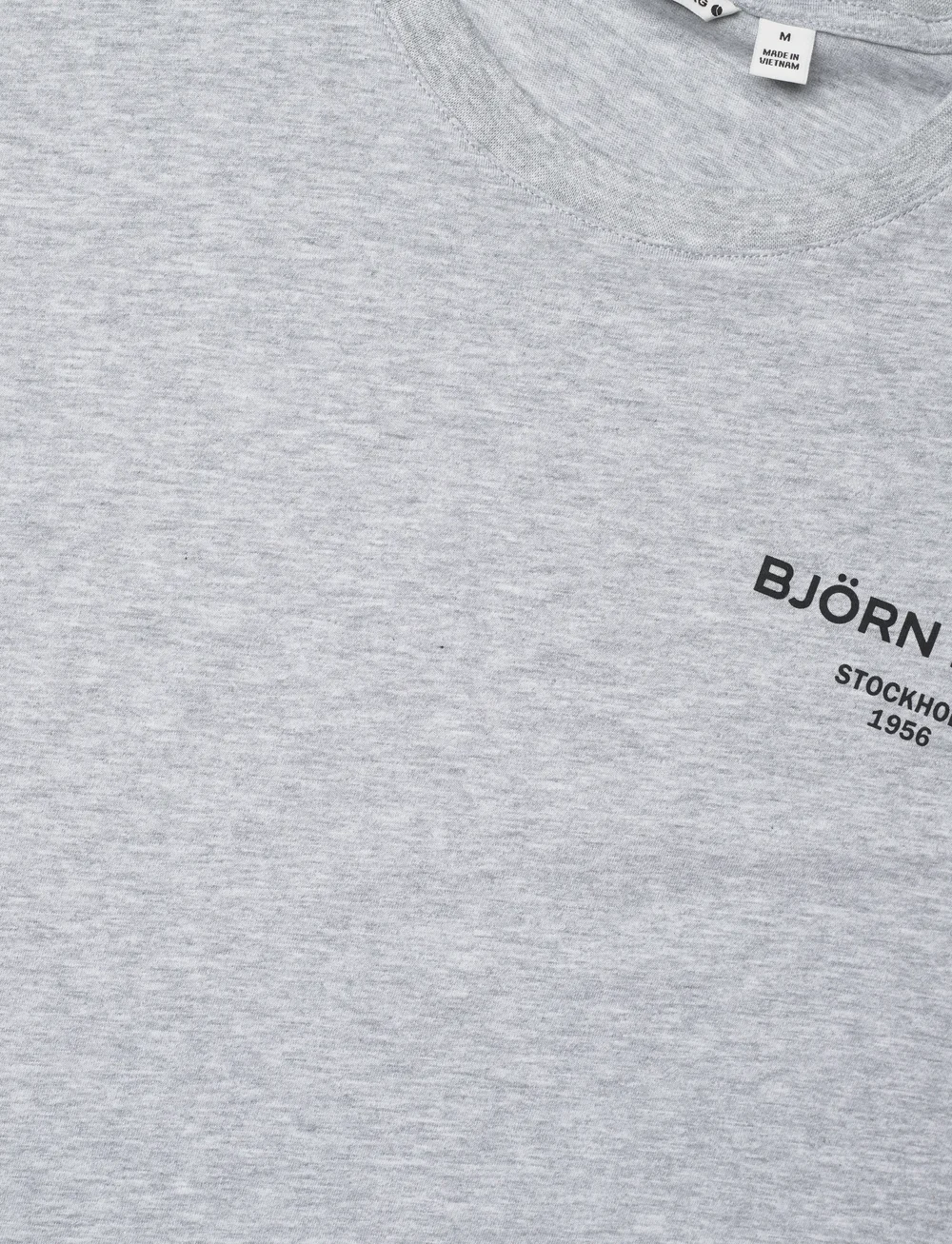 Björn Borg - BORG ESSENTIAL 1 T-SHIRT - t-shirts - light grey melange - 2