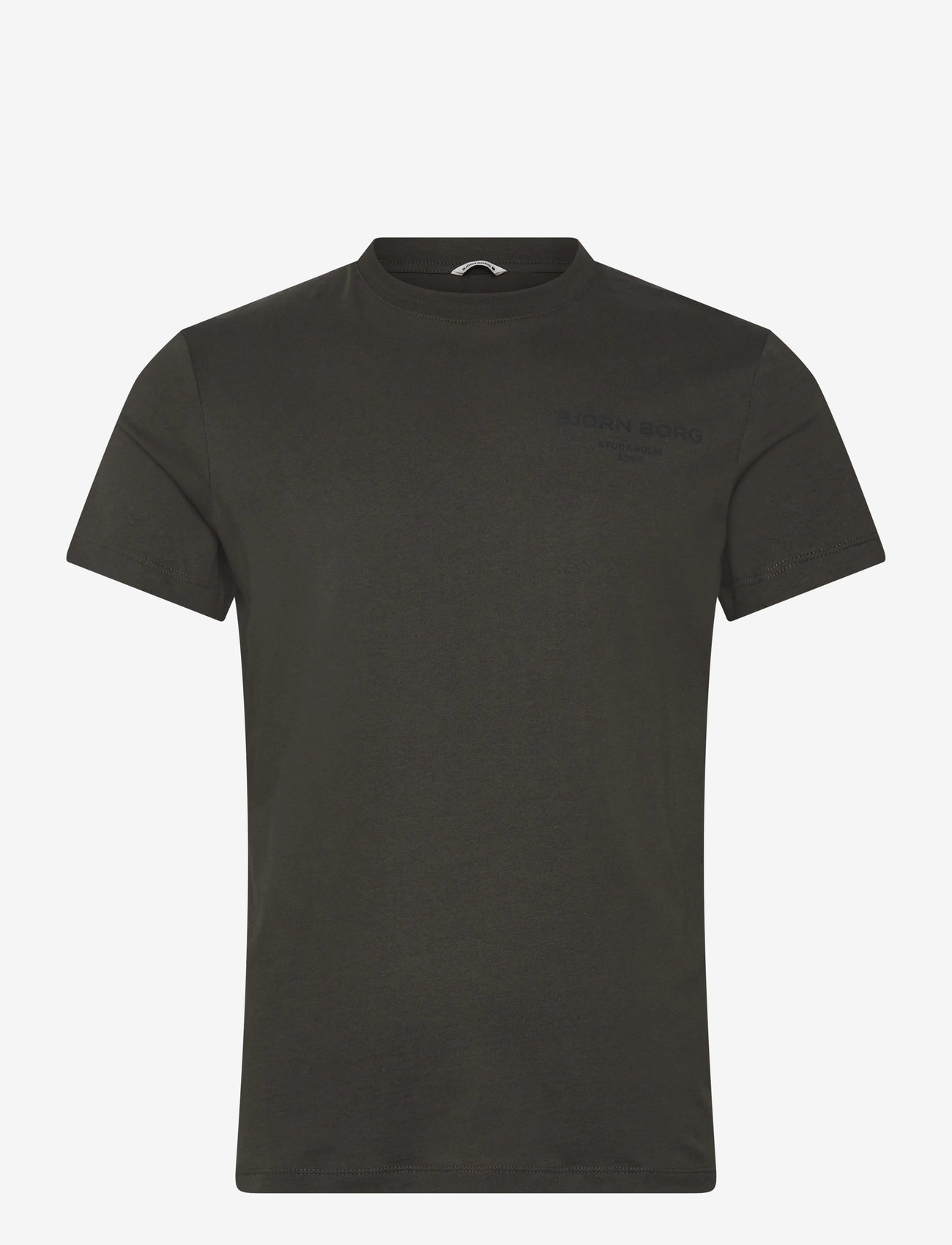 Björn Borg - BORG ESSENTIAL 1 T-SHIRT - t-shirts - peat - 0