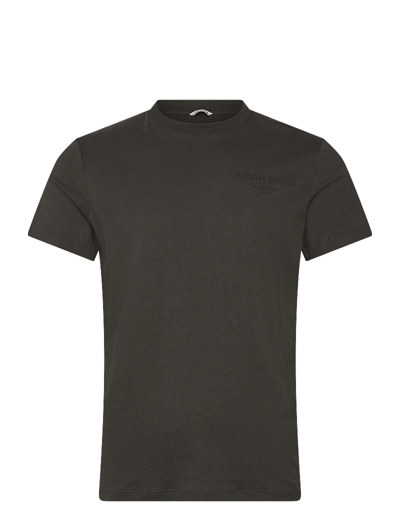 Björn Borg - BORG ESSENTIAL 1 T-SHIRT - t-shirts - peat - 0
