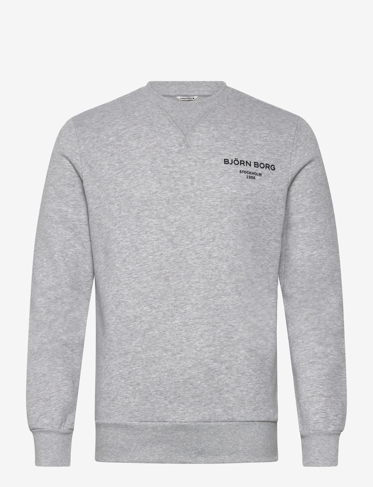 Björn Borg - BORG ESSENTIAL 1 SWEATSHIRT - sweatshirts - light grey melange - 0
