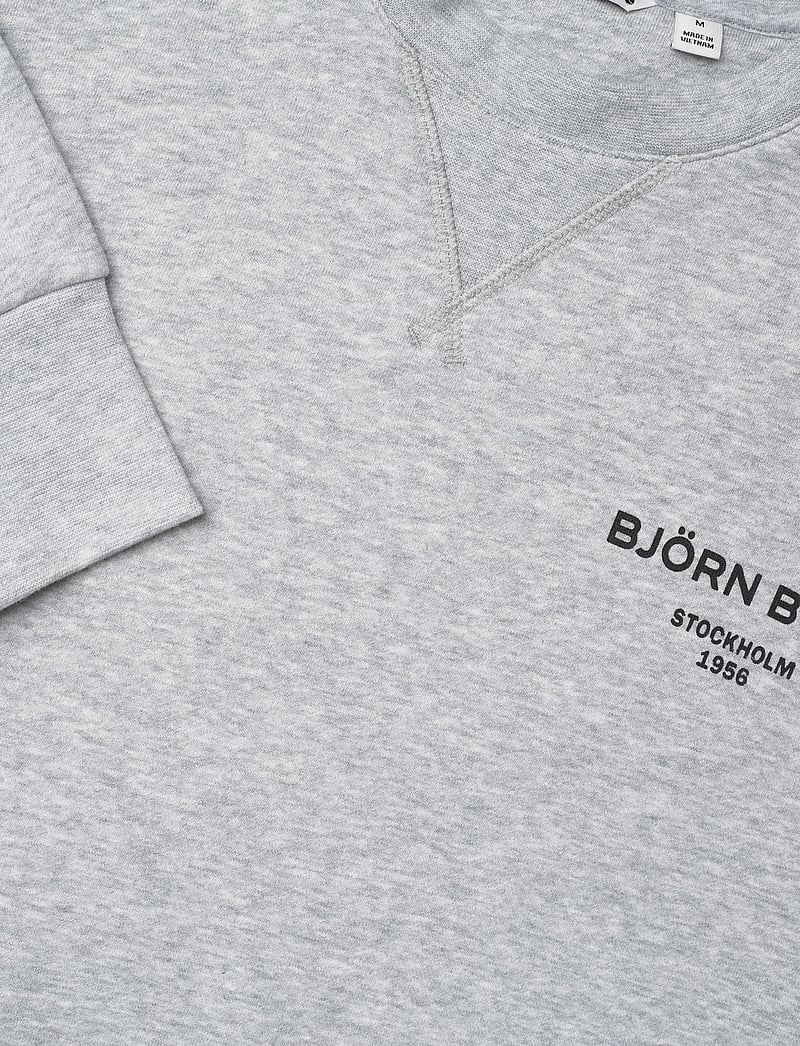 Björn Borg - BORG ESSENTIAL 1 SWEATSHIRT - sweatshirts - light grey melange - 2