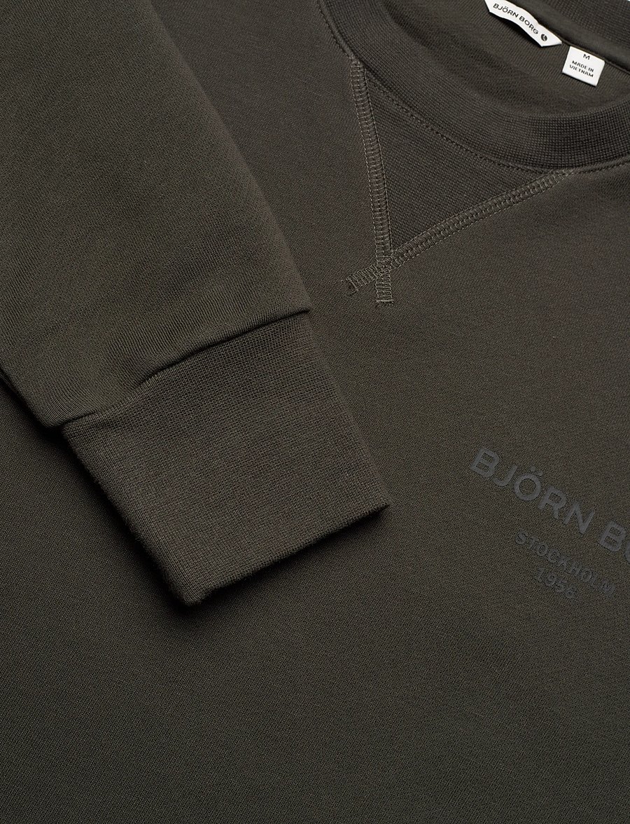 Björn Borg - BORG ESSENTIAL 1 SWEATSHIRT - svetarit - peat - 2