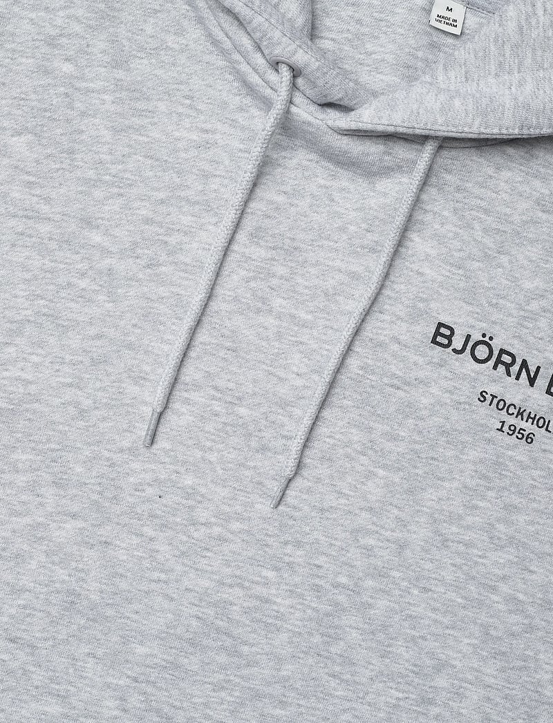 Björn Borg - BORG ESSENTIAL 1 HOODIE - hoodies - light grey melange - 2