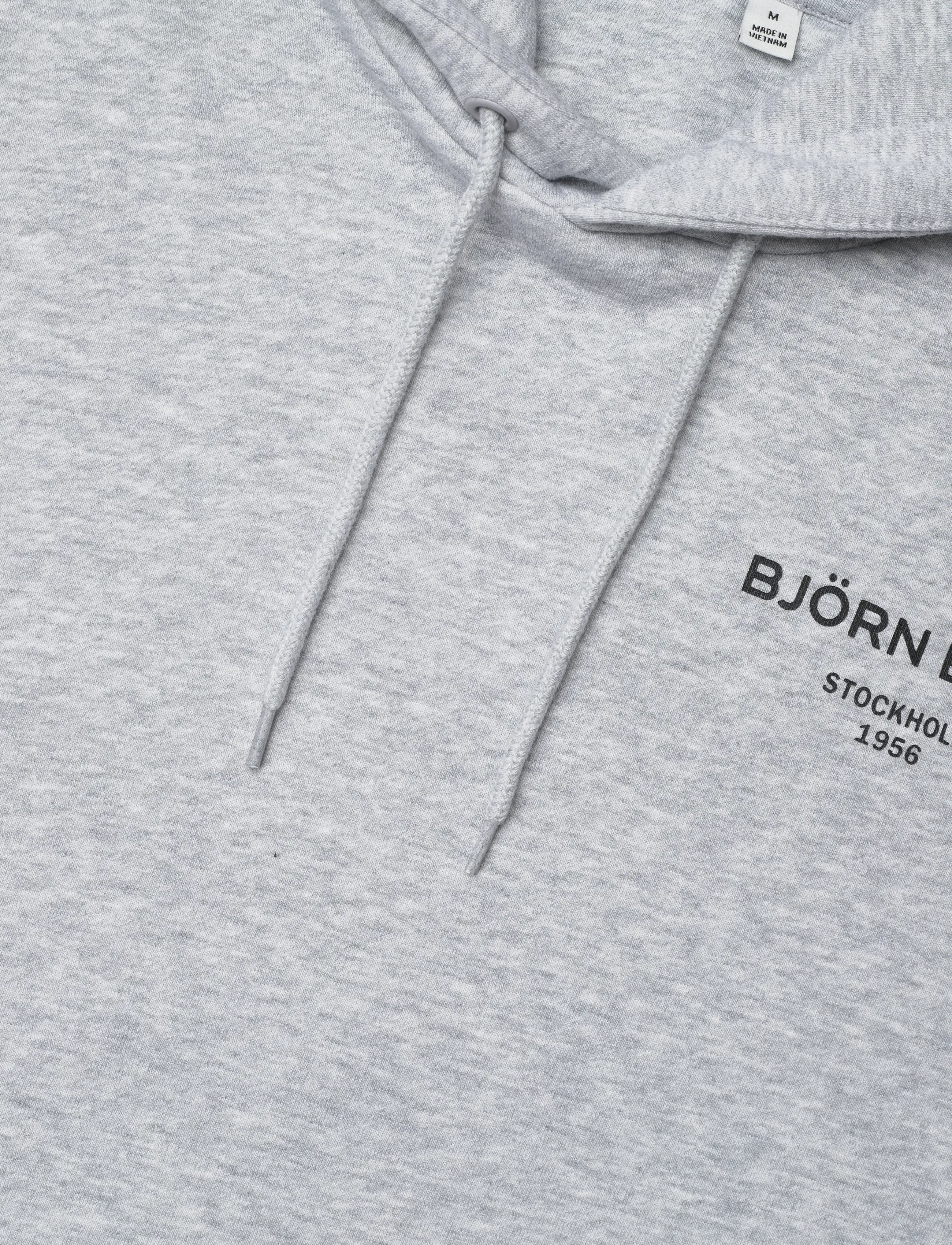 Björn Borg - BORG ESSENTIAL 1 HOODIE - light grey melange - 2