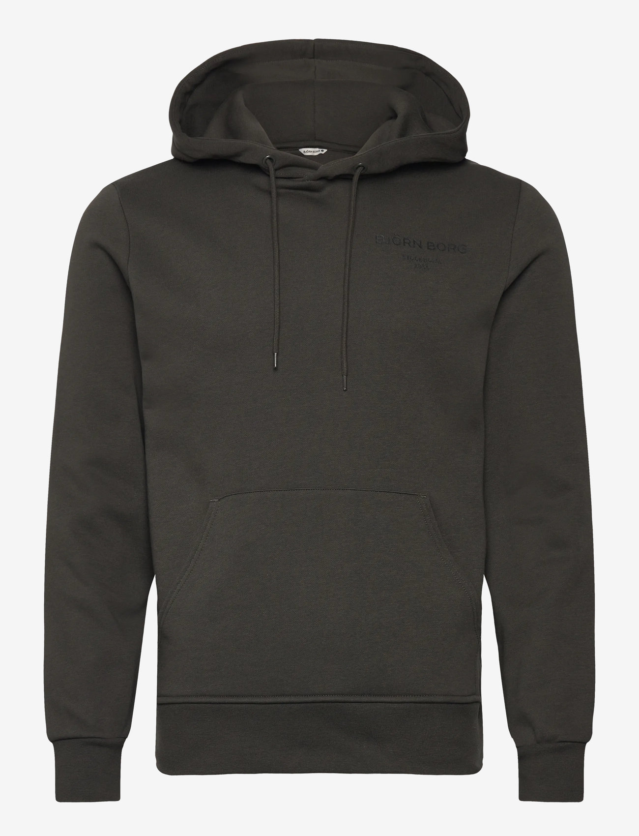Björn Borg - BORG ESSENTIAL 1 HOODIE - hættetrøjer - peat - 0