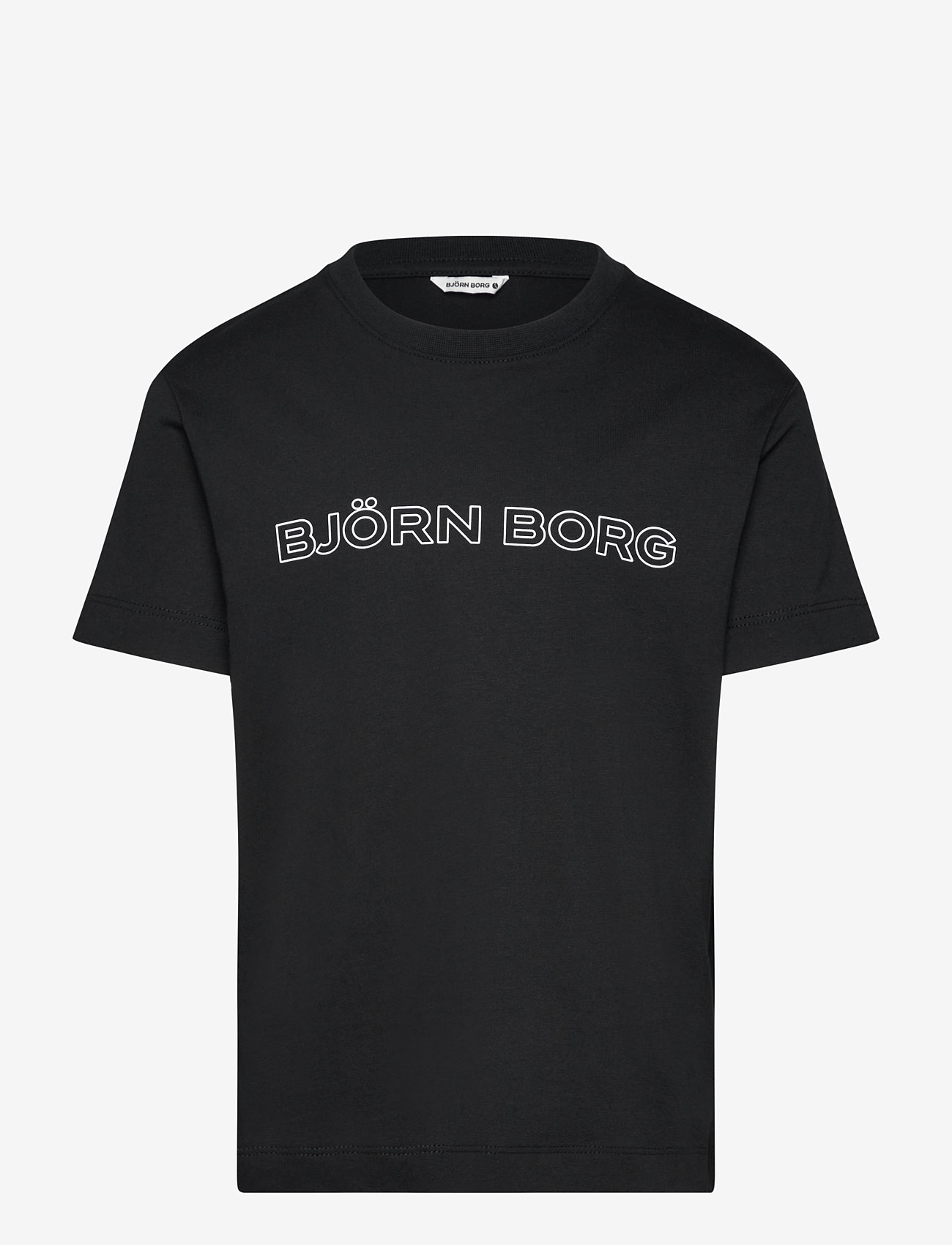 Björn Borg - BORG ESSENTIAL 3 T-SHIRT - kurzärmelig - black beauty - 0