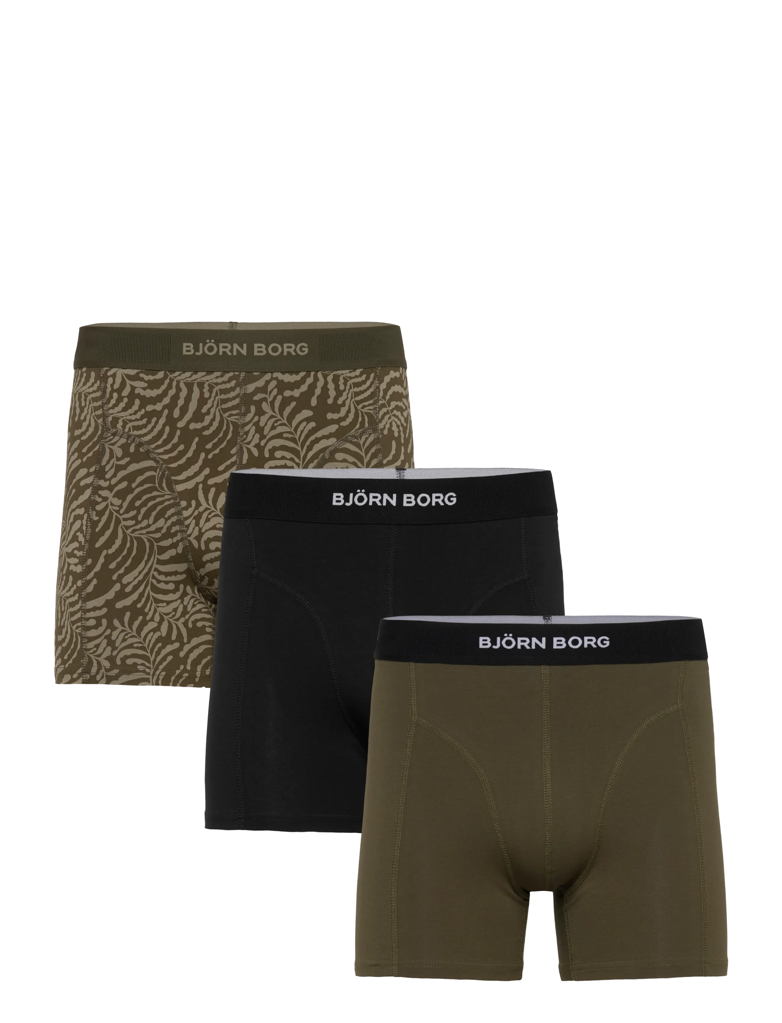 Björn Borg ORGANIC COTTON STRETCH BOXER 3p - Underkläder - MULTIPACK 5 / black