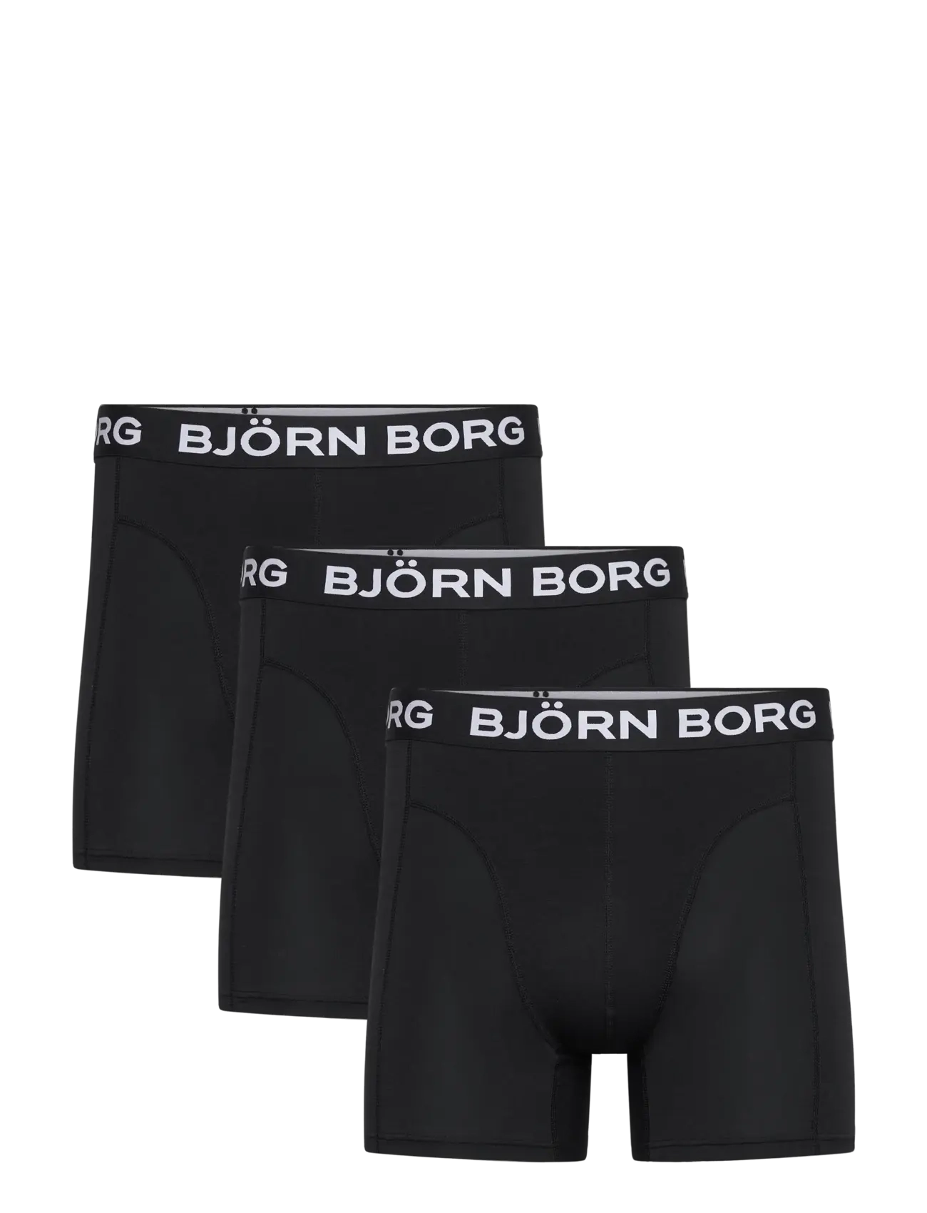 Björn Borg Bamboo Cotton Blend Boxer 3P, Mænd, Boxershorts, Sort, Str: M
