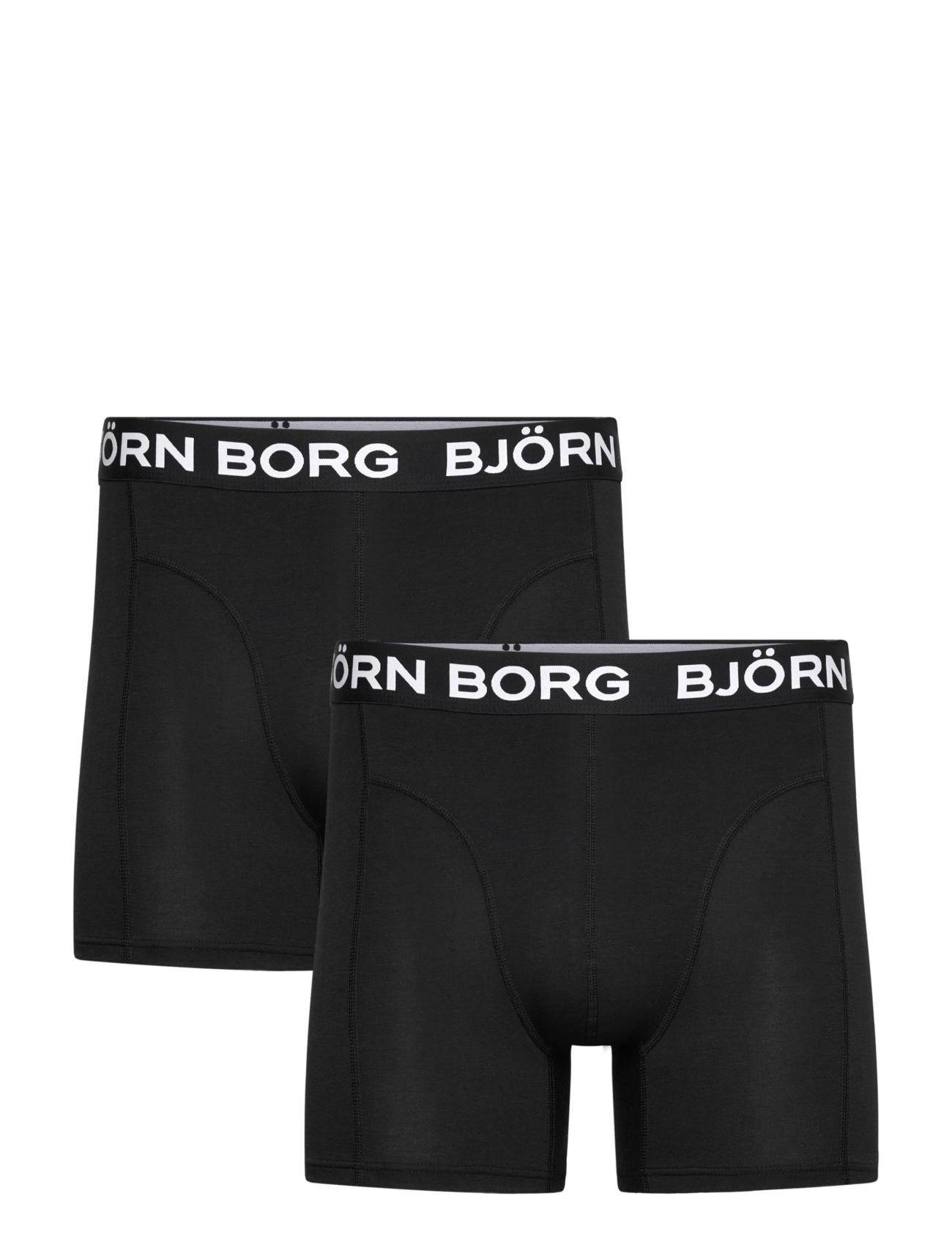 Björn Borg Bamboo Cotton Blend Boxer 2P, S, Underwear, Schwarz - Boxers, Männerswear