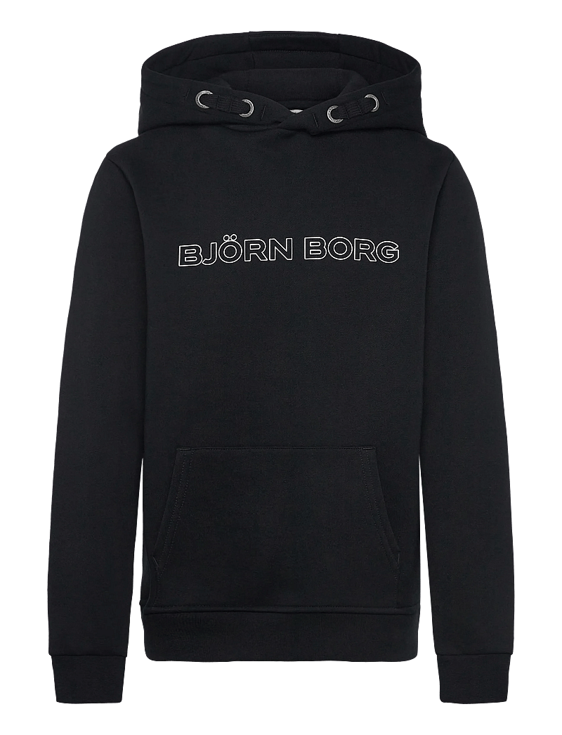 Björn Borg - BORG ESSENTIAL 3 HOODIE - pulls a capuche - black beauty - 0