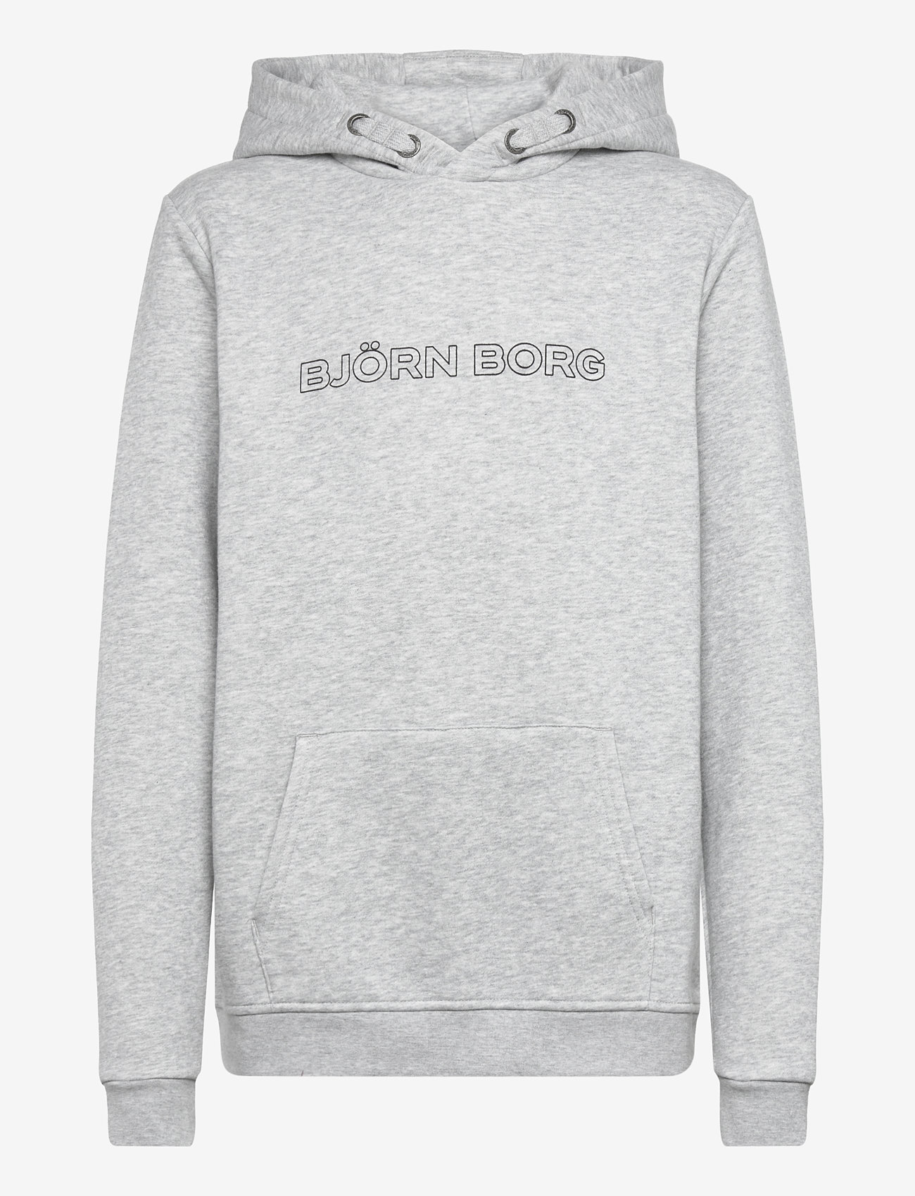 Björn Borg - BORG ESSENTIAL 3 HOODIE - kapuzenpullover - light grey melange - 0