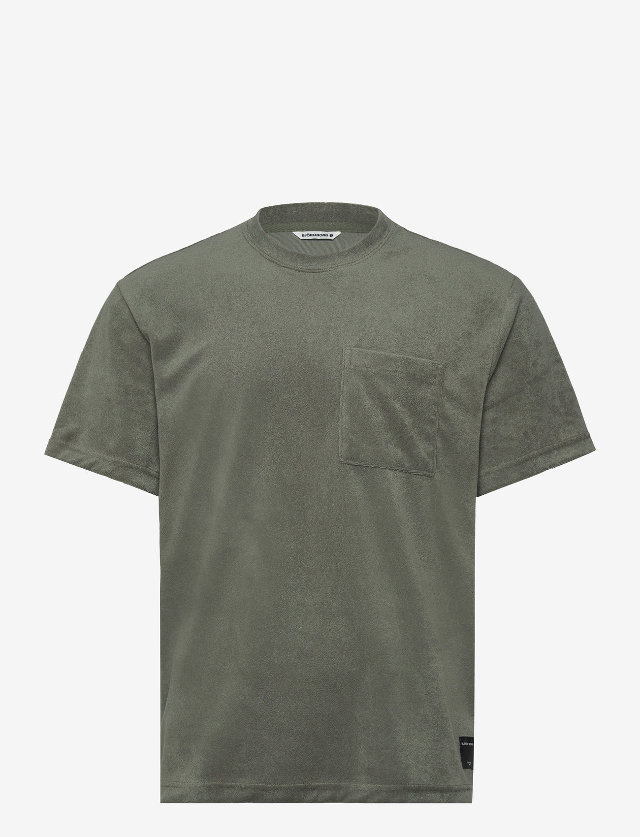 Björn Borg - BORG TOWELING T-SHIRT - marškinėliai trumpomis rankovėmis - agave green - 0