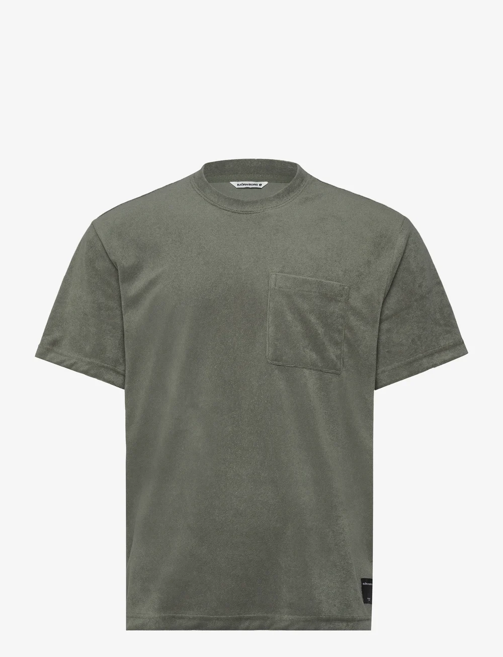 Björn Borg - BORG TOWELING T-SHIRT - kortærmede t-shirts - agave green - 0