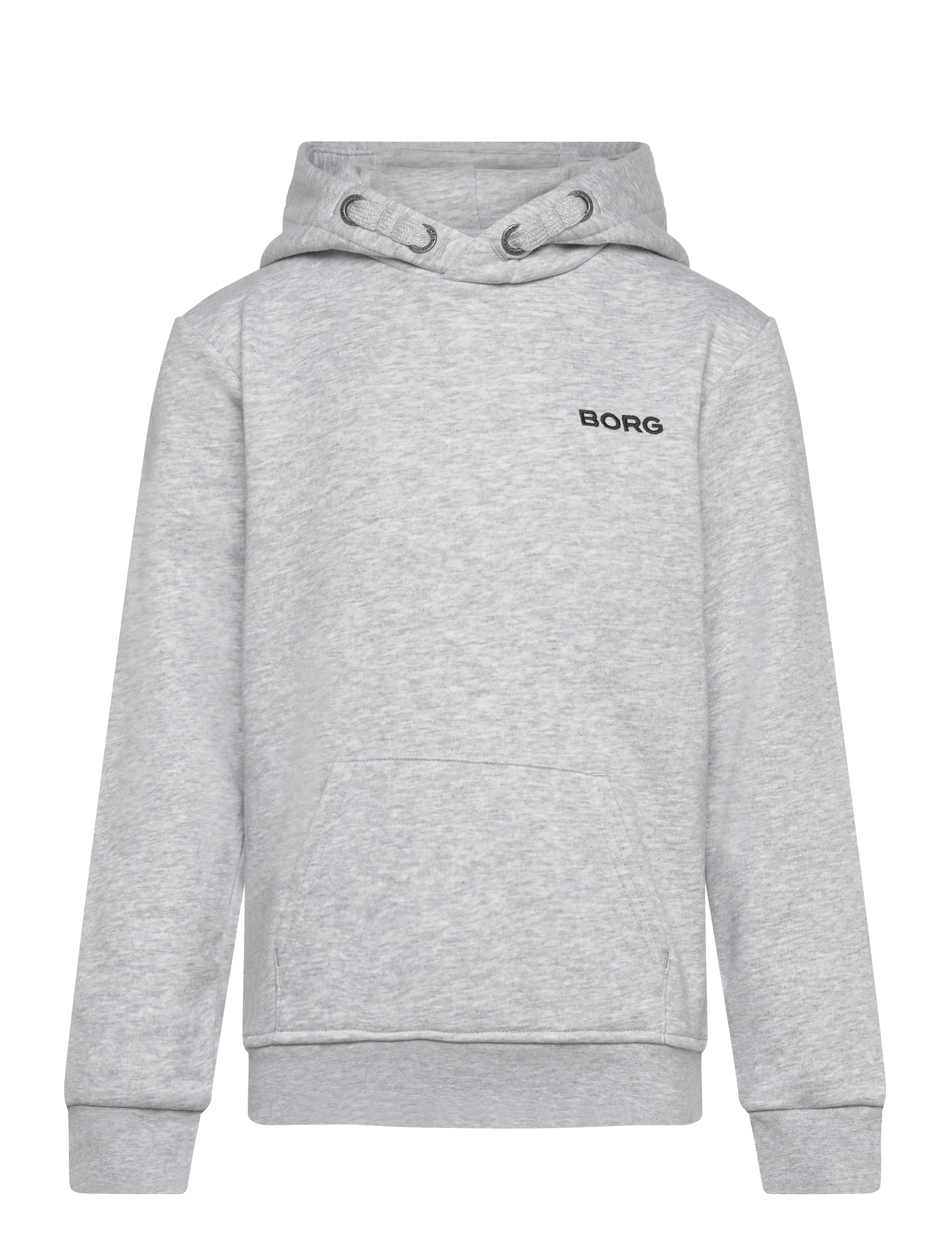 Björn Borg BORG ESSENTIAL 4 HOODIE - App deal - LIGHT GREY MELANGE / grey