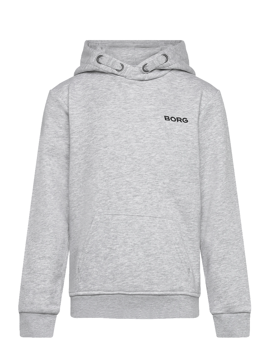 Björn Borg - BORG ESSENTIAL 4 HOODIE - kapuzenpullover - light grey melange - 0