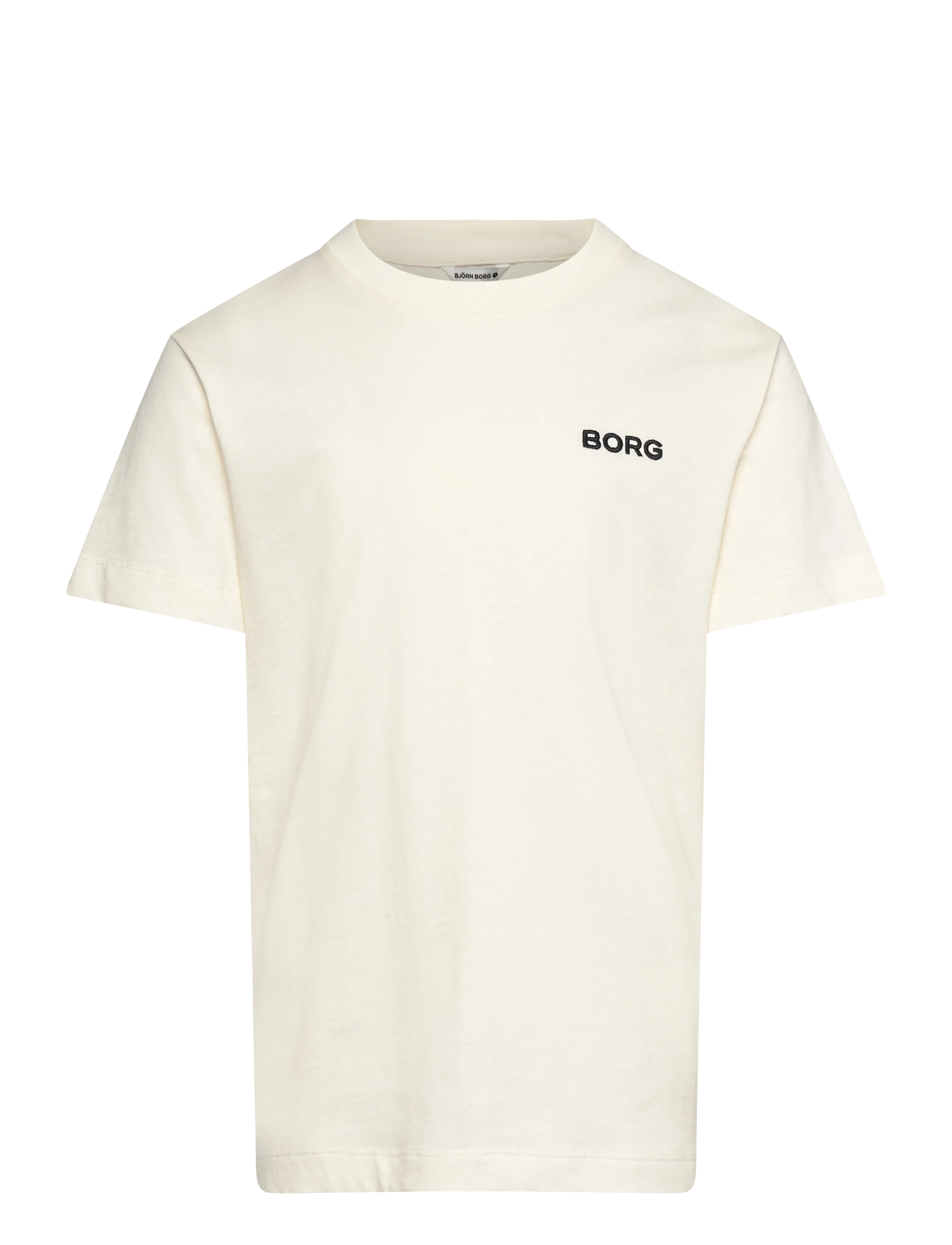 Björn Borg BORG ESSENTIAL 4 T-SHIRT - Tøj - TOFU / cream
