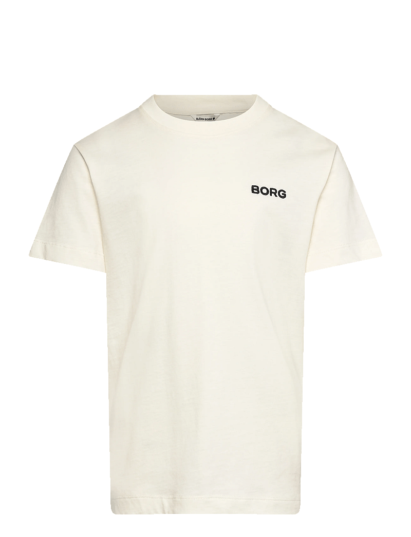 Björn Borg - BORG ESSENTIAL 4 T-SHIRT - kurzärmelig - tofu - 0