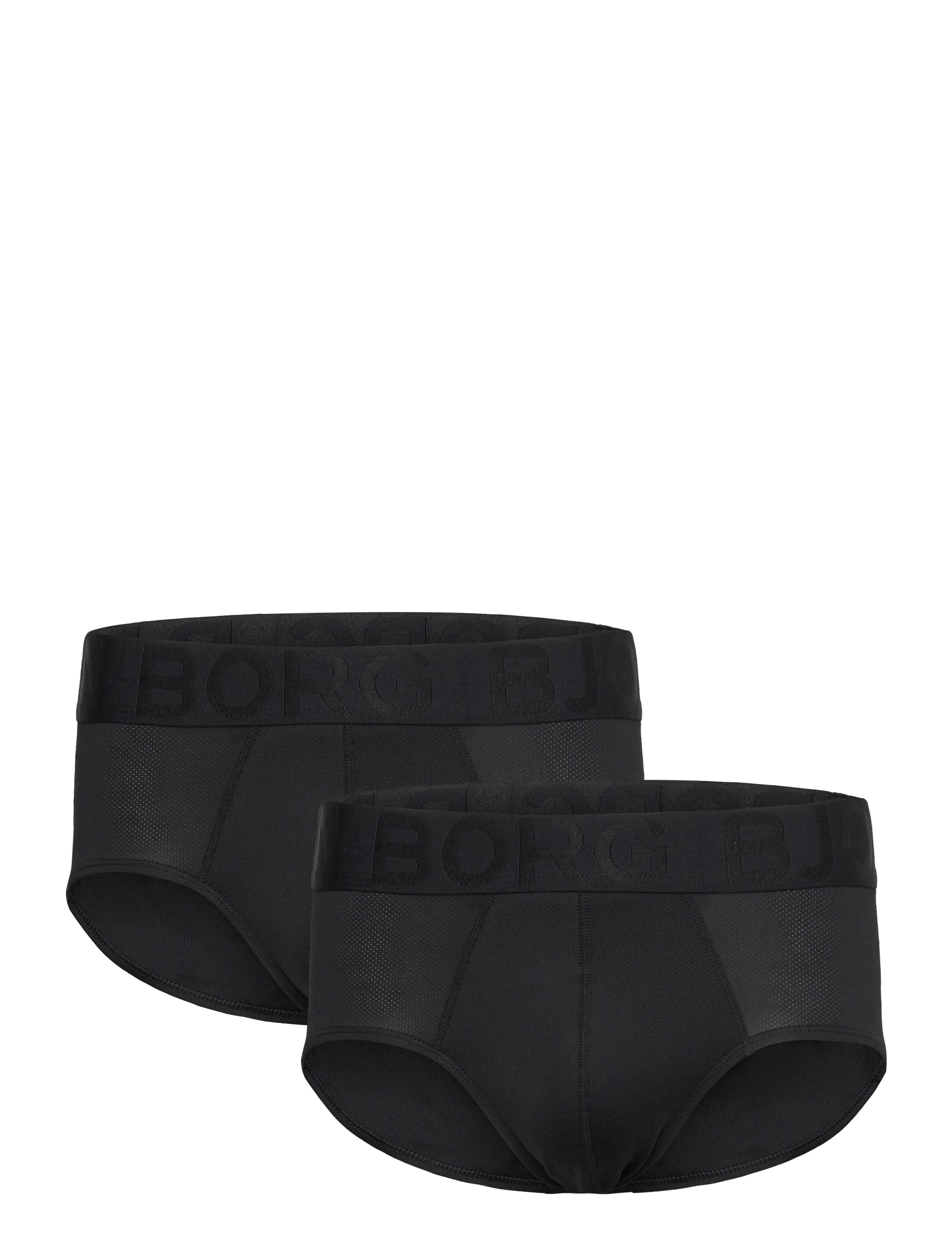 Björn Borg Sports Mesh Brief 2P, Mænd, Sports Mesh Trusse, Sort, Str: XXL