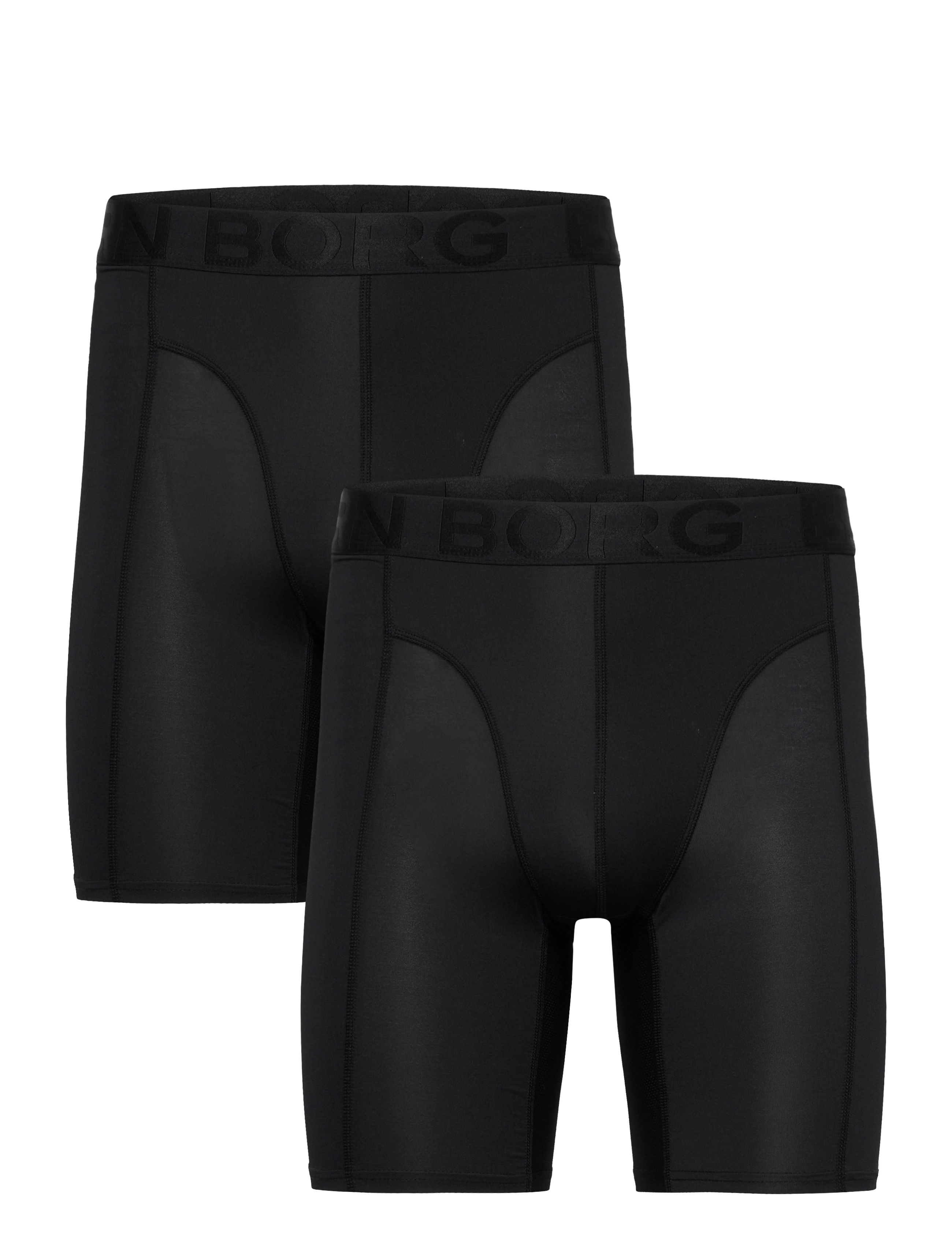 Björn Borg Sports Lightweight Long Leg Boxer 2P, L, Sport Underwear, Schwarz - Boxers, Männerswear