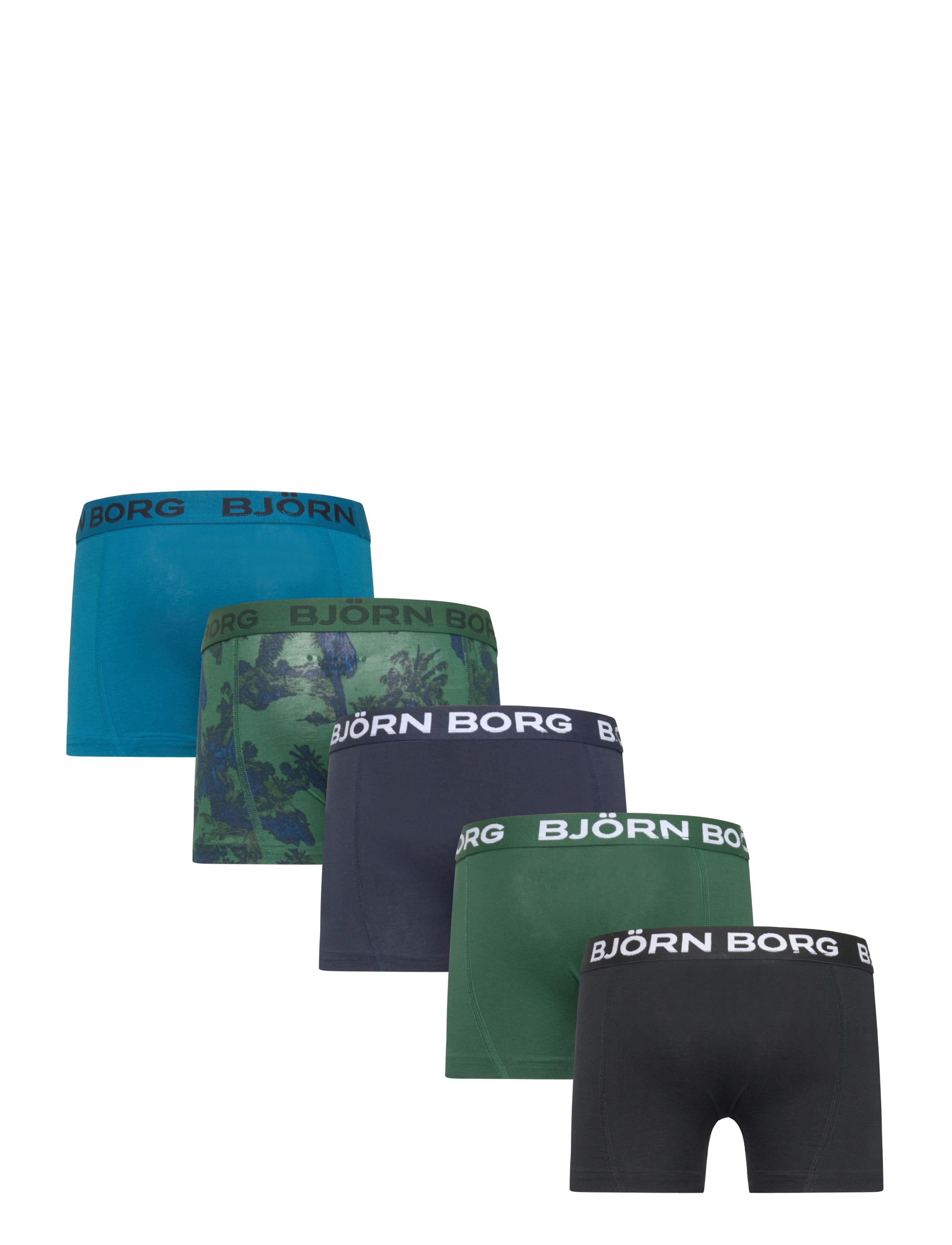 Björn Borg - COTTON STRETCH BOXER 5p - underdele - multipack 4 - 1