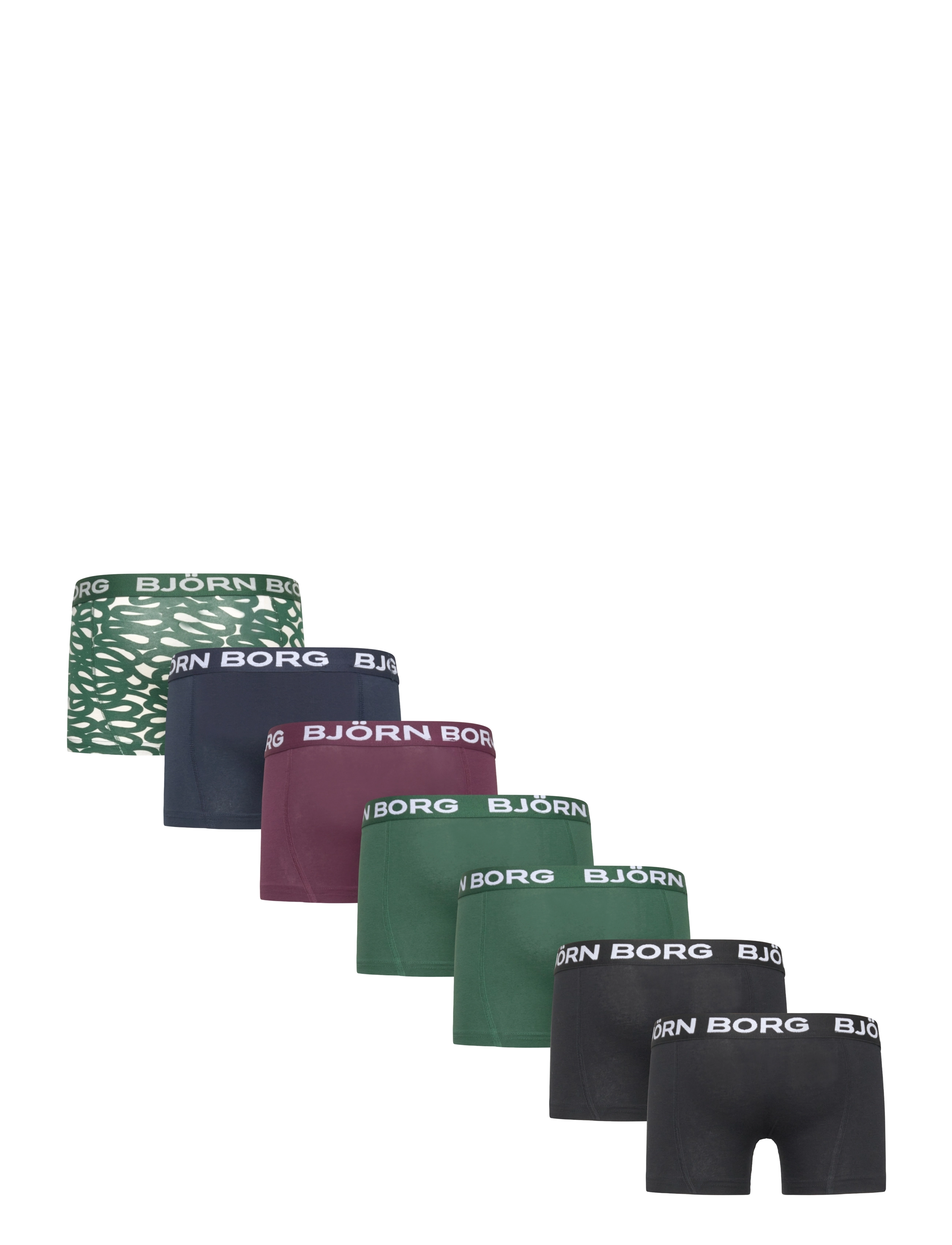 Björn Borg - COTTON STRETCH BOXER 7p - doły - multipack 2 - 1