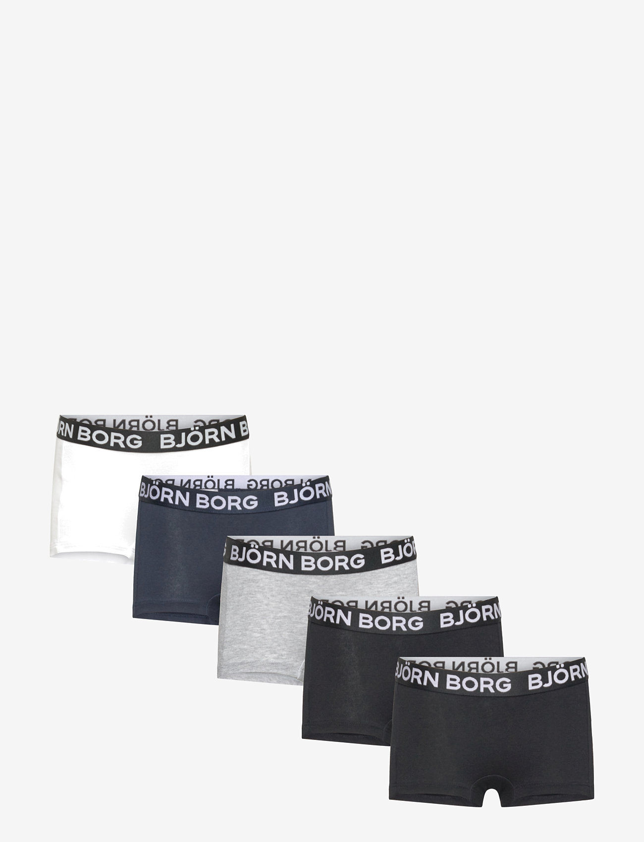 Björn Borg - COTTON STRETCH BOXER SHORTS 5p - slips - multipack 1 - 0