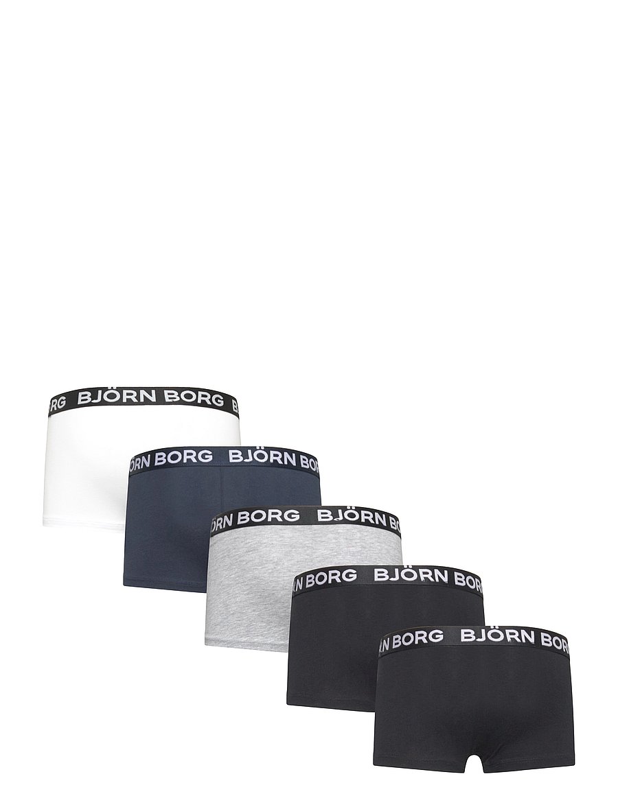 Björn Borg - COTTON STRETCH BOXER SHORTS 5p - trosor - multipack 1 - 1