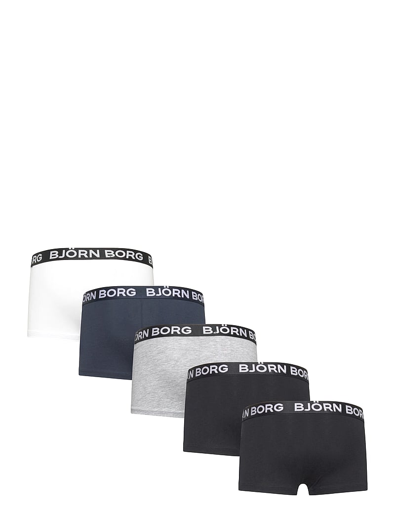 Björn Borg - COTTON STRETCH BOXER SHORTS 5p - slips - multipack 1 - 1