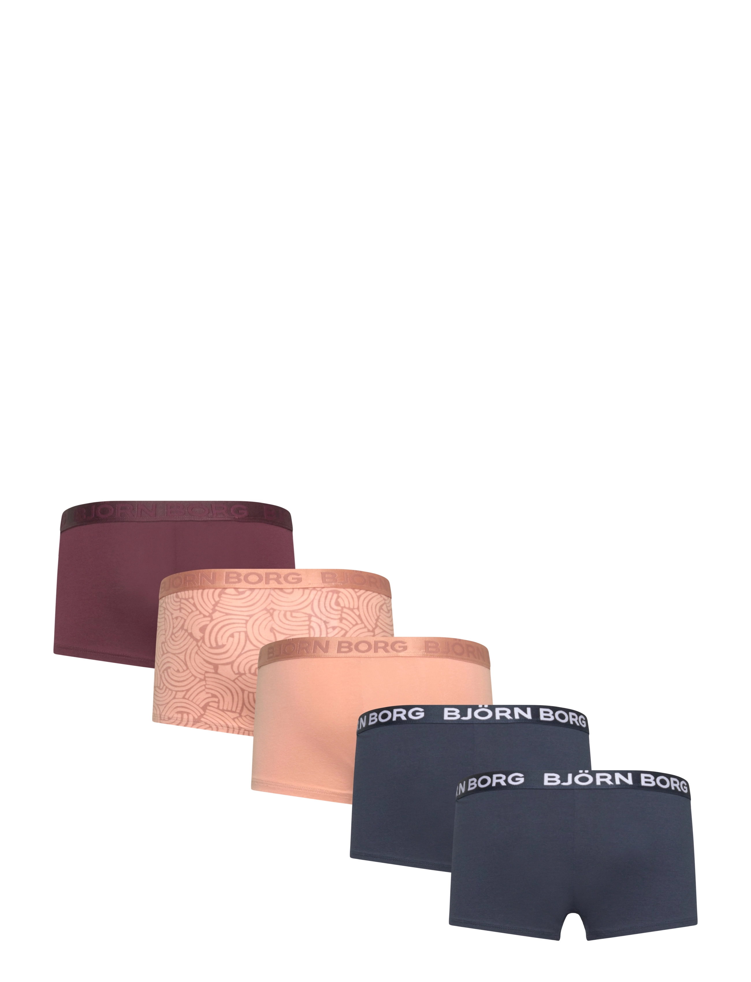 Björn Borg - COTTON STRETCH BOXER SHORTS 5p - underdele - multipack 2 - 1