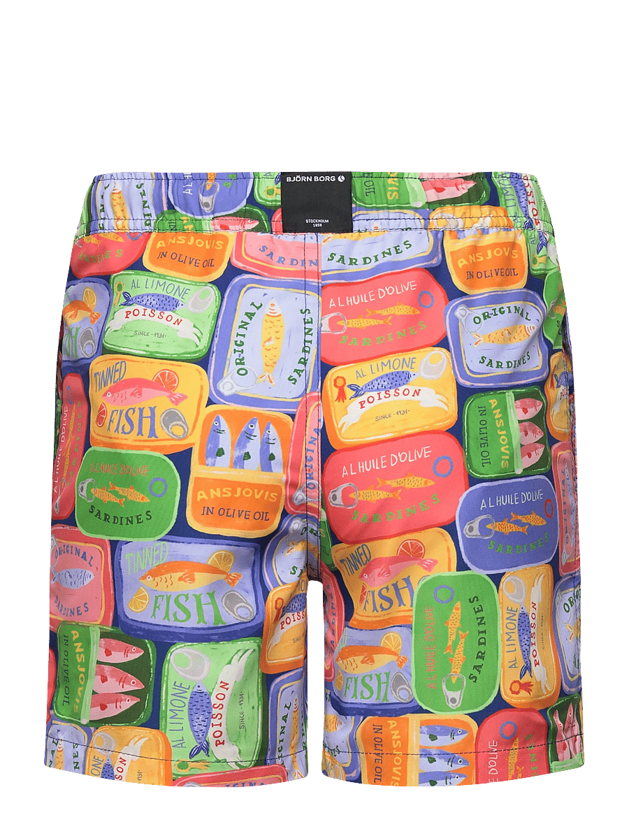 Björn Borg - BORG PRINT SWIM SHORTS - badehosen - bb sardines 1 - 1