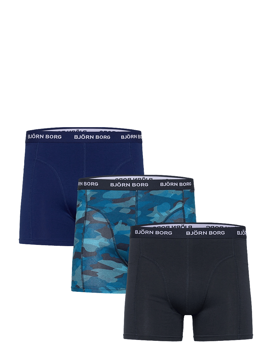 Björn Borg - COTTON STRETCH BOXER 3p - multipakk aluspüksid - multipack 9 - 0