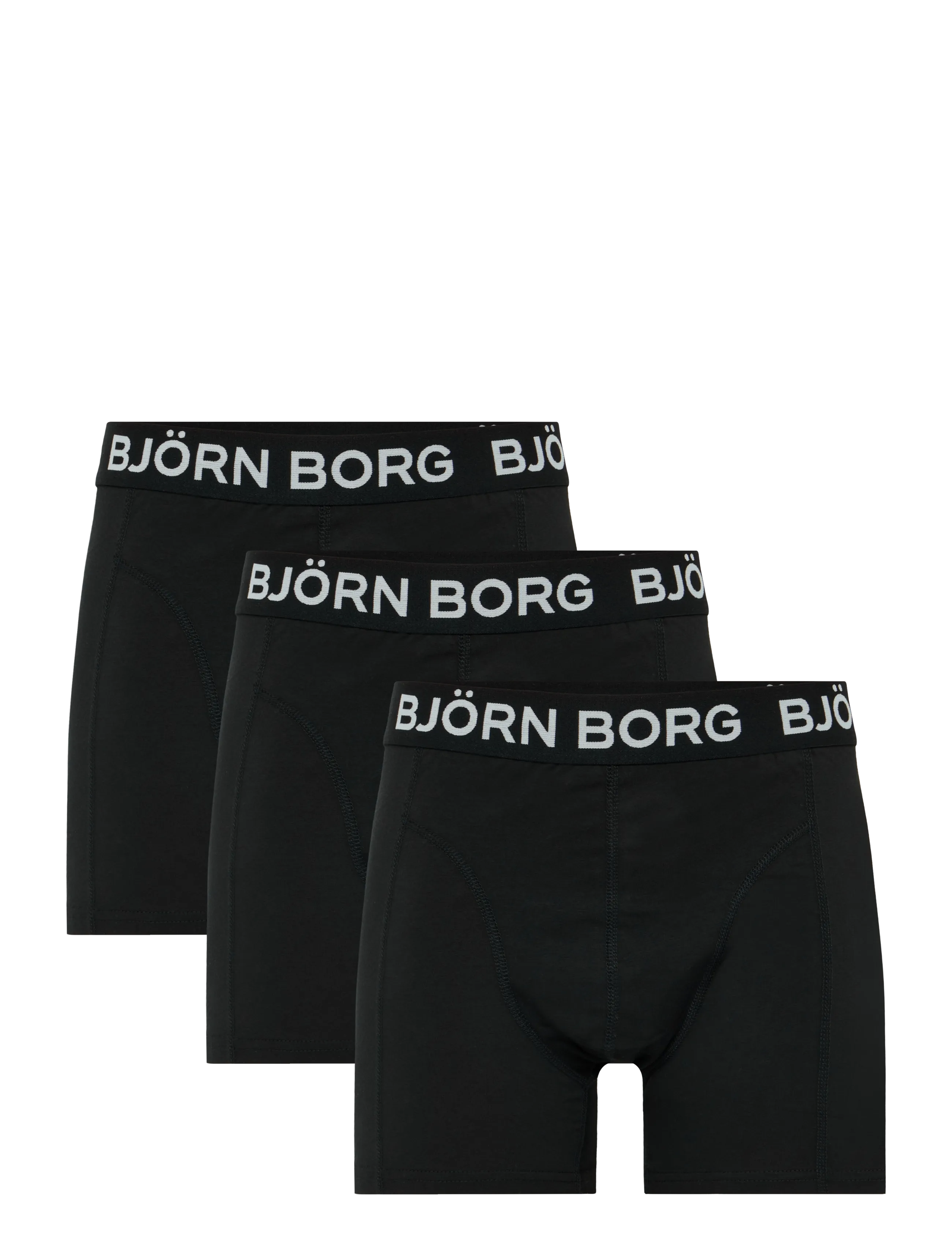Björn Borg COTTON STRETCH BOXER 3p - Aluspesu - MULTIPACK 1 / black